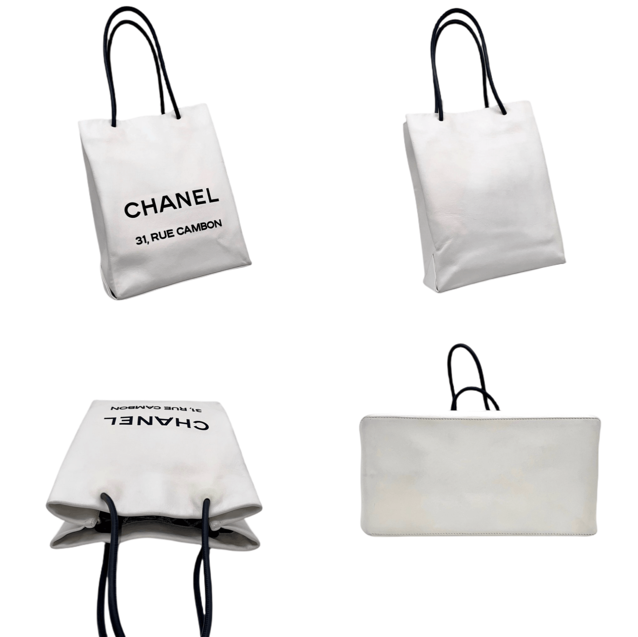 Chanel Chanel Logo Essential Tote Bag White/2009Ss Size ONE SIZE - 7 Thumbnail
