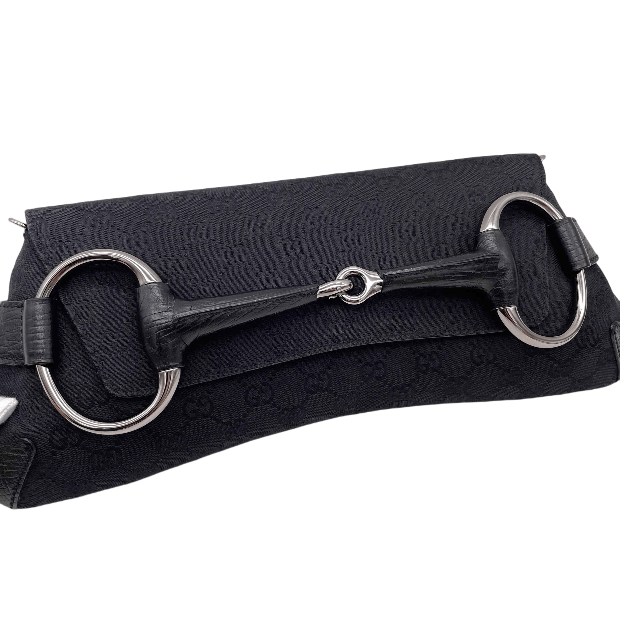Gucci Gucci Gg Canvas Horsebit Chain Shoulder Bag Size ONE SIZE - 4 Thumbnail