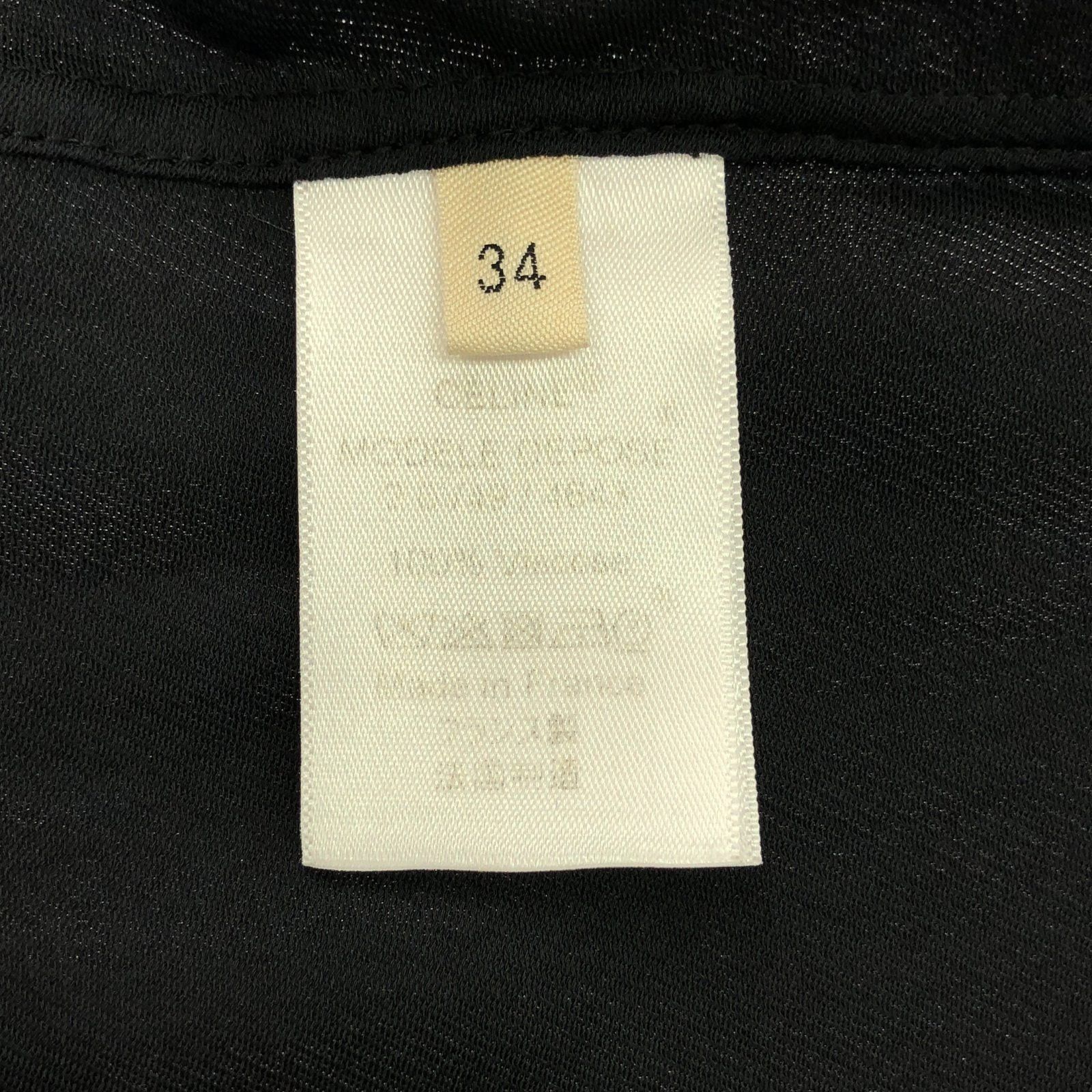 Celine Celine Blouse Rayon Black Size ONE SIZE - 7 Thumbnail