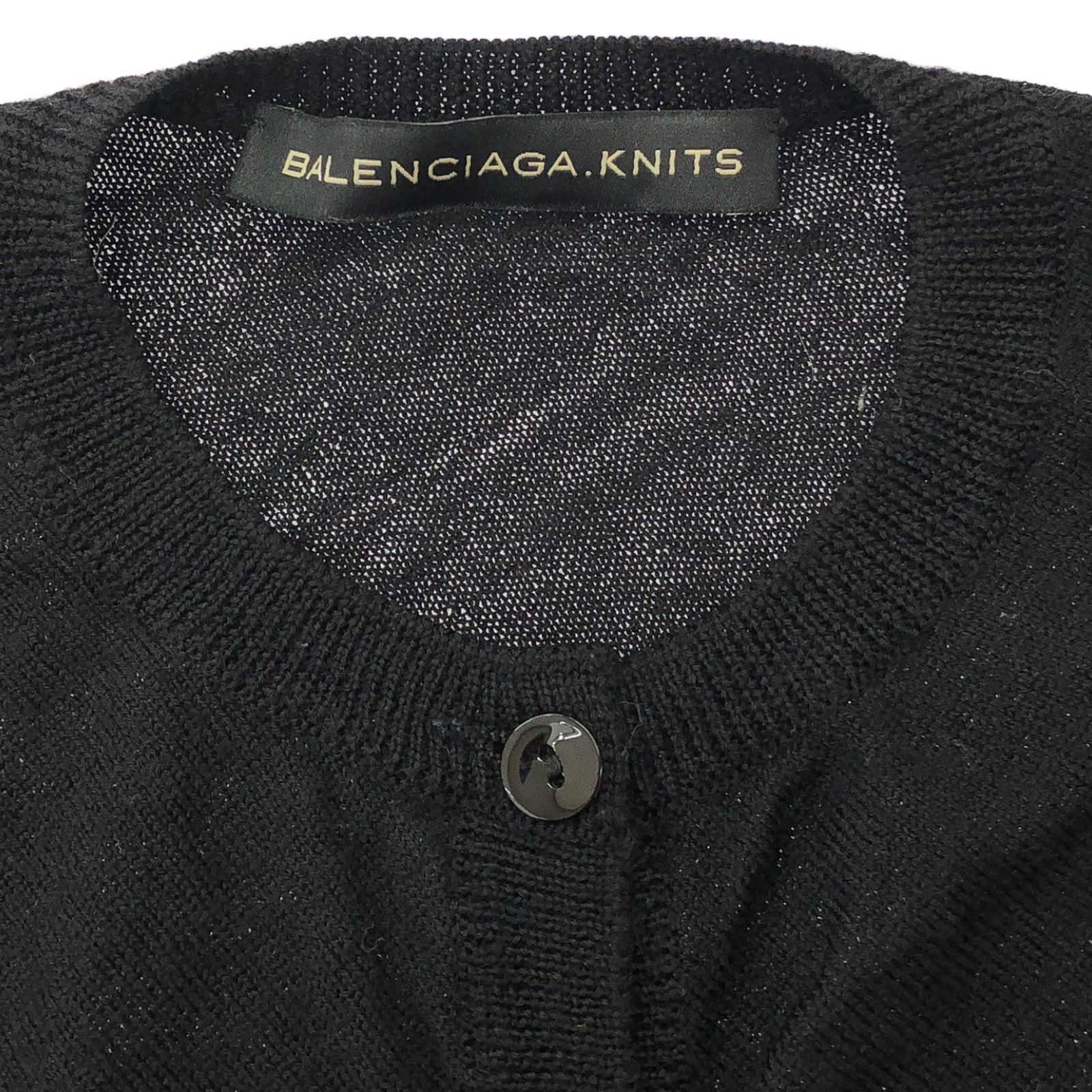 Balenciaga Balenciaga Cardigan Wool Black Size ONE SIZE - 5 Thumbnail