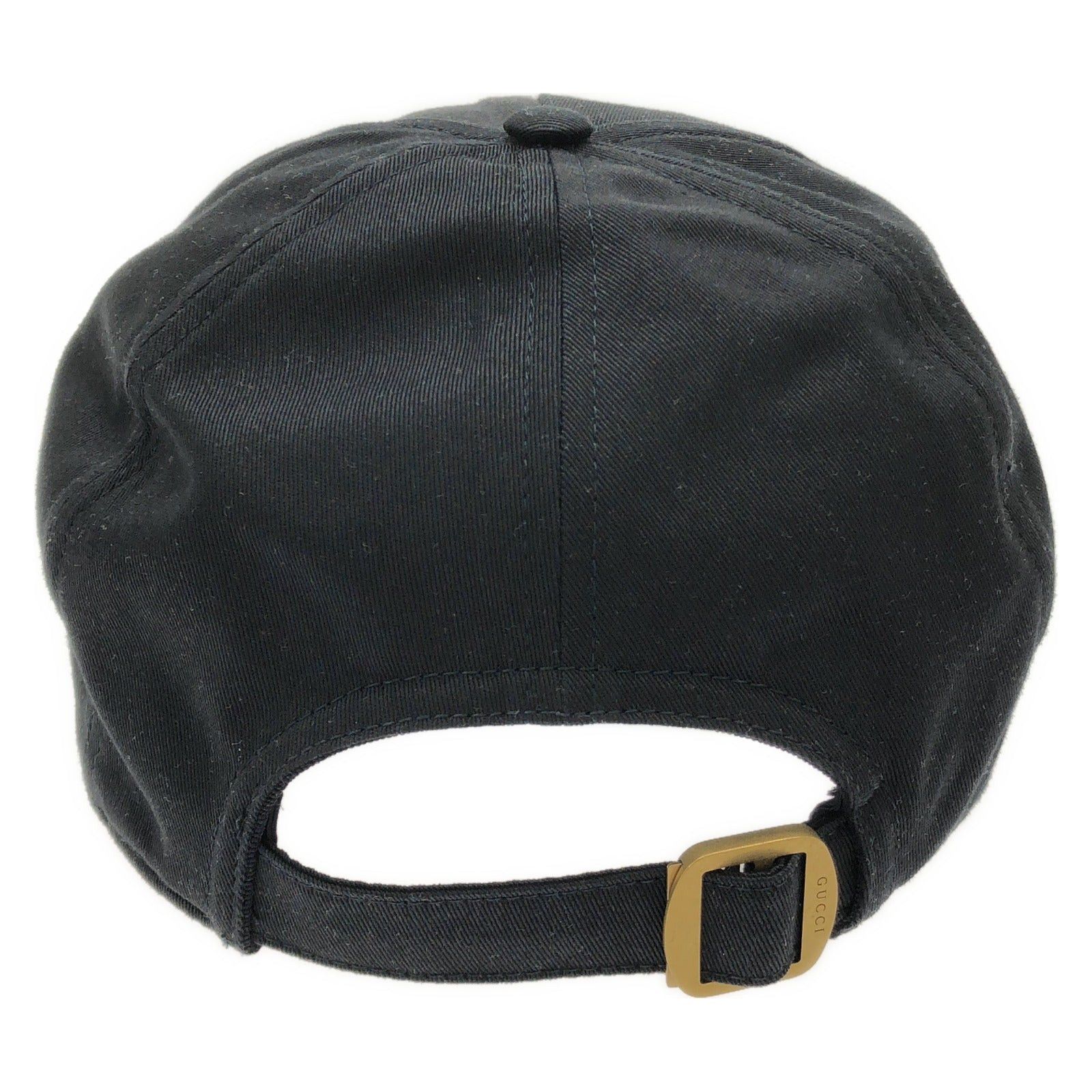 Gucci Gucci Baseball Cap Cotton Black Size ONE SIZE - 3 Thumbnail