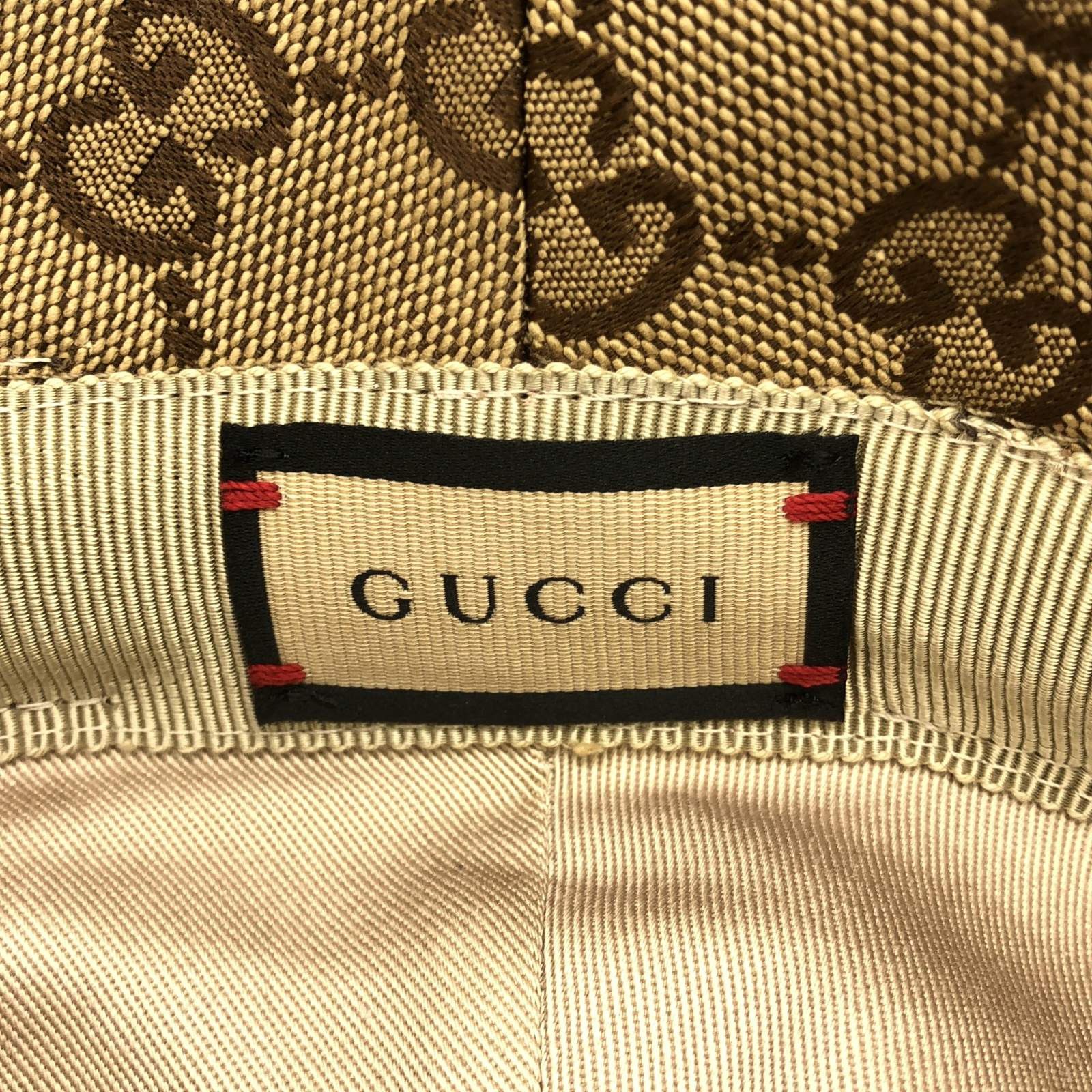 Gucci Gucci Hat Cotton Beige Size ONE SIZE - 5 Thumbnail