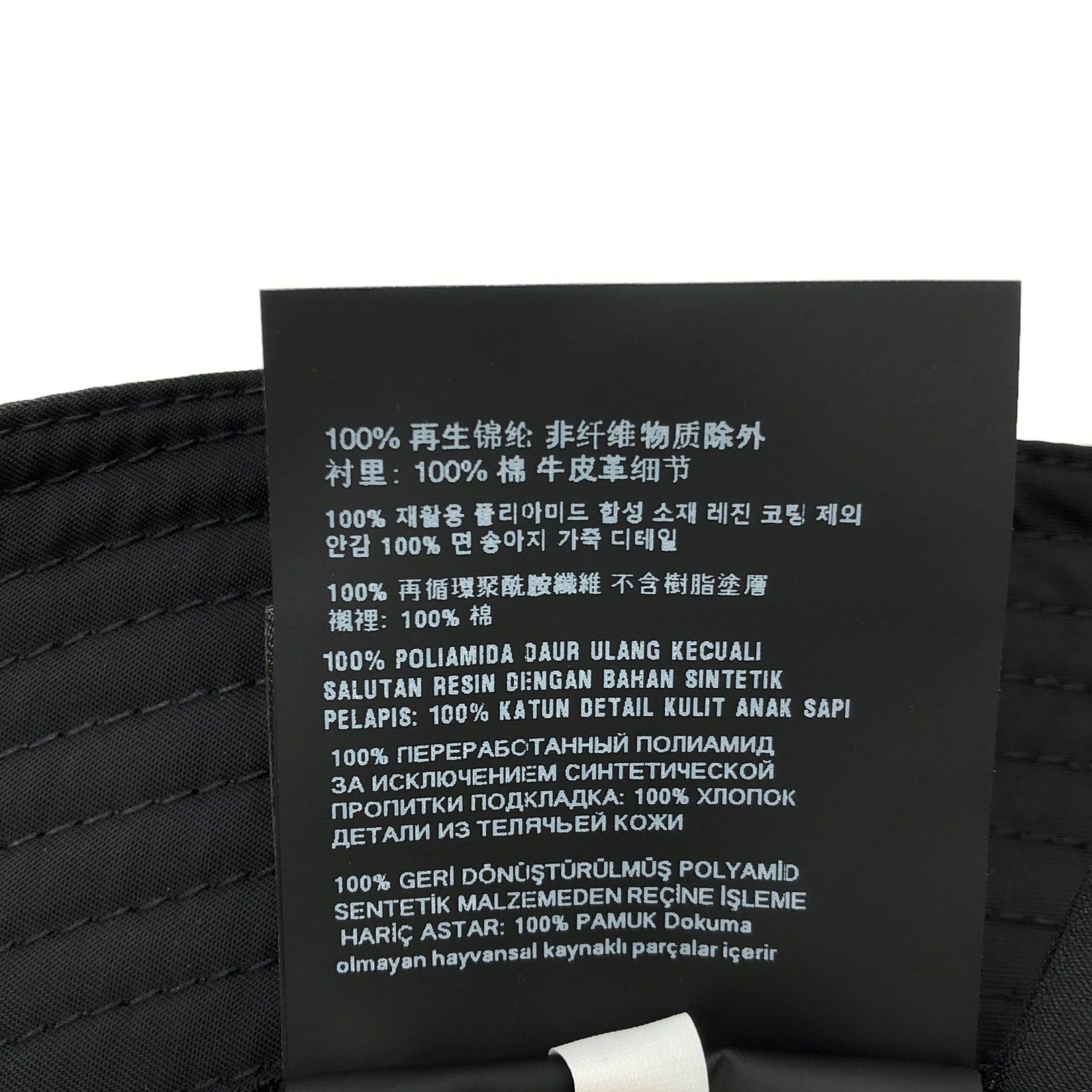 Prada Prada Hat Nylon Black Size ONE SIZE - 6 Thumbnail