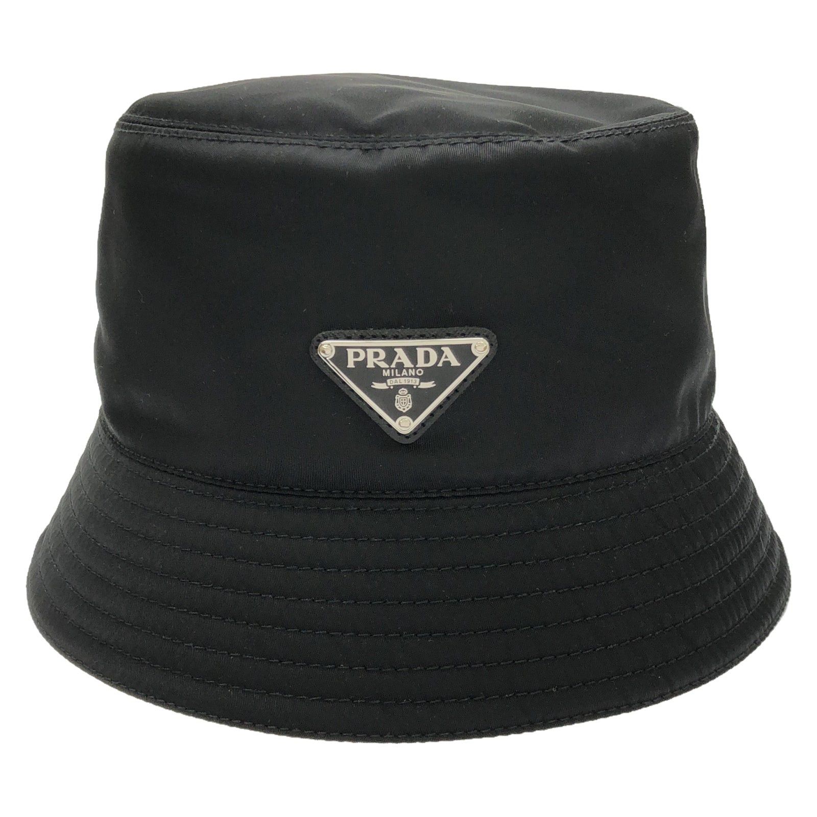 Prada Prada Hat Nylon Black Size ONE SIZE - 2 Thumbnail