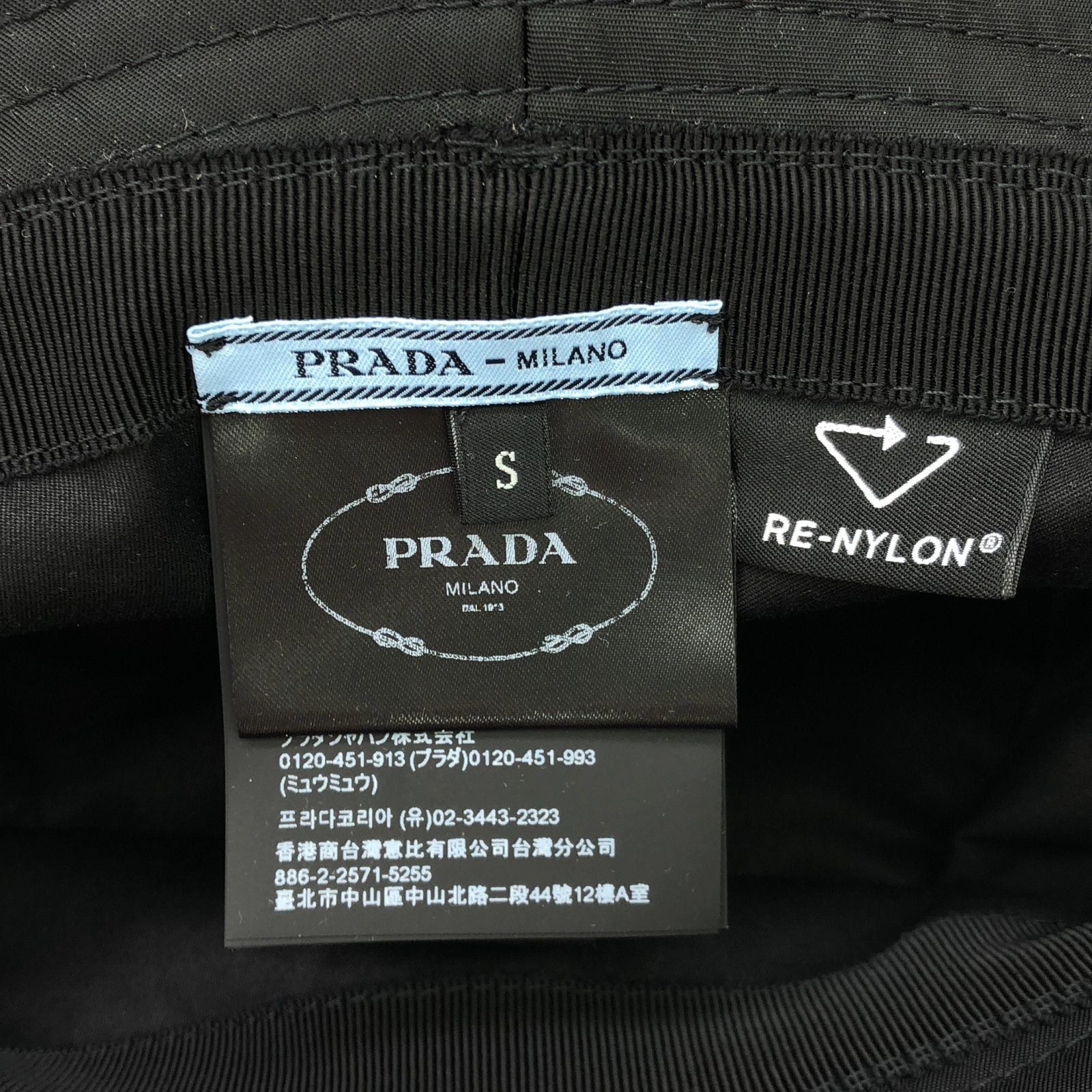 Prada Prada Hat Nylon Black Size ONE SIZE - 5 Thumbnail