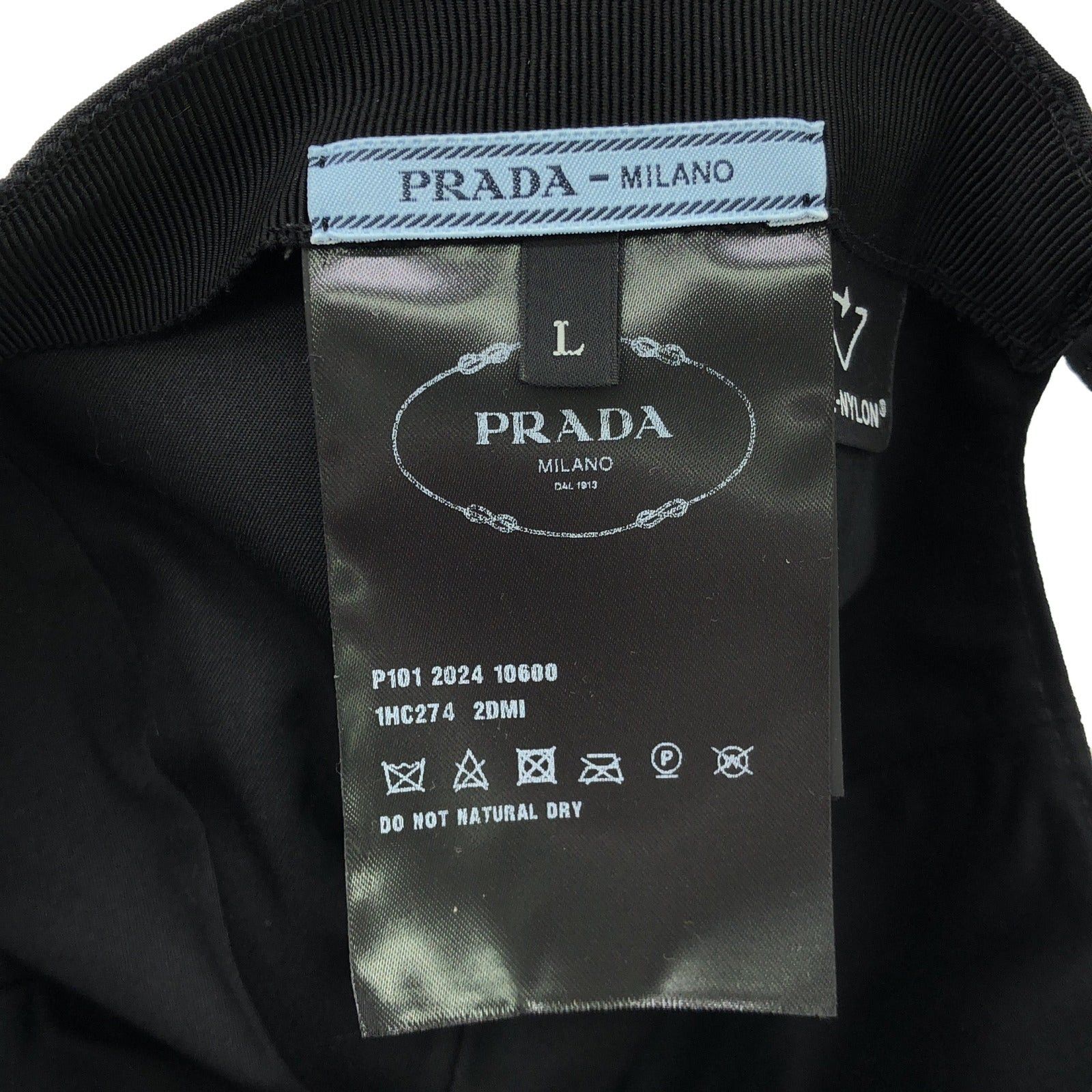 Prada Prada Baseball Cap Nylon Black Size ONE SIZE - 5 Thumbnail
