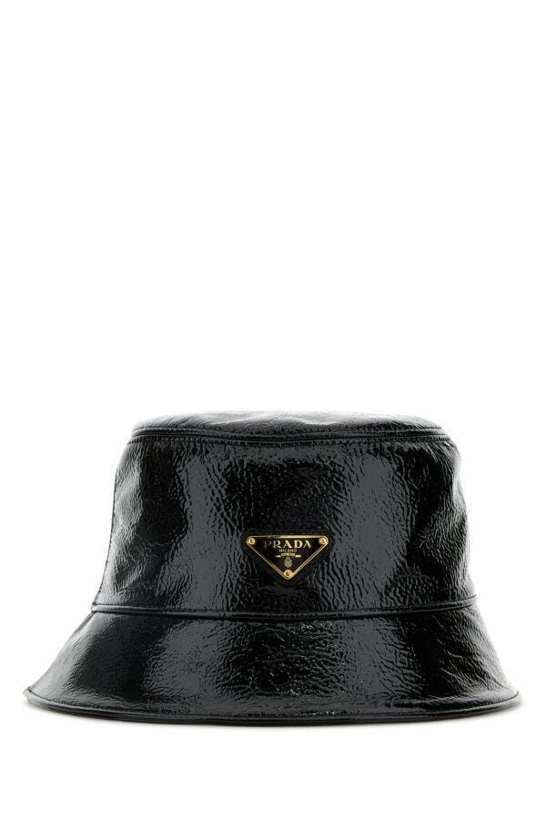 Prada Black Naplak Bucket Hat Size ONE SIZE - 4 Thumbnail