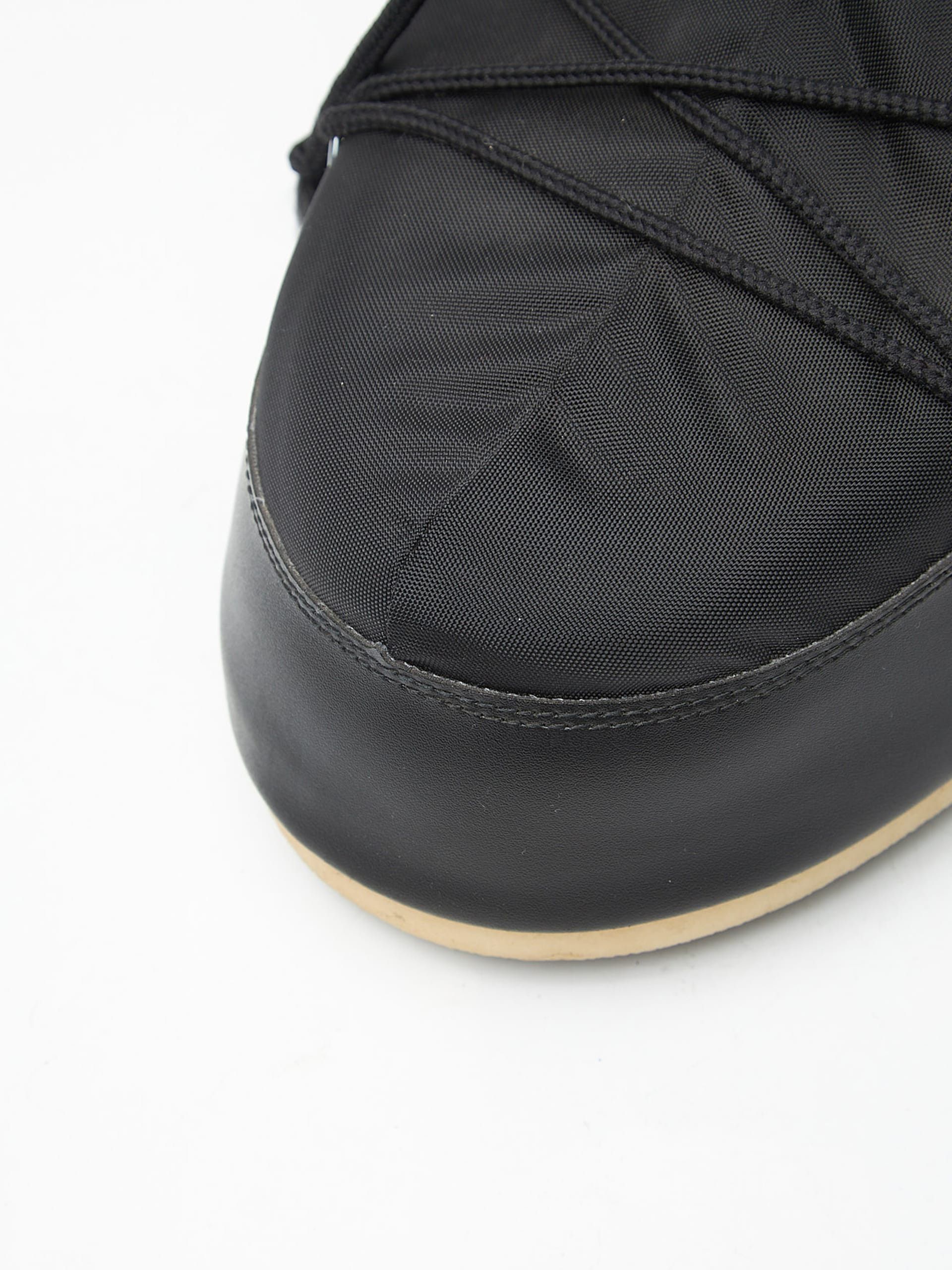 Black Puffer High Boots