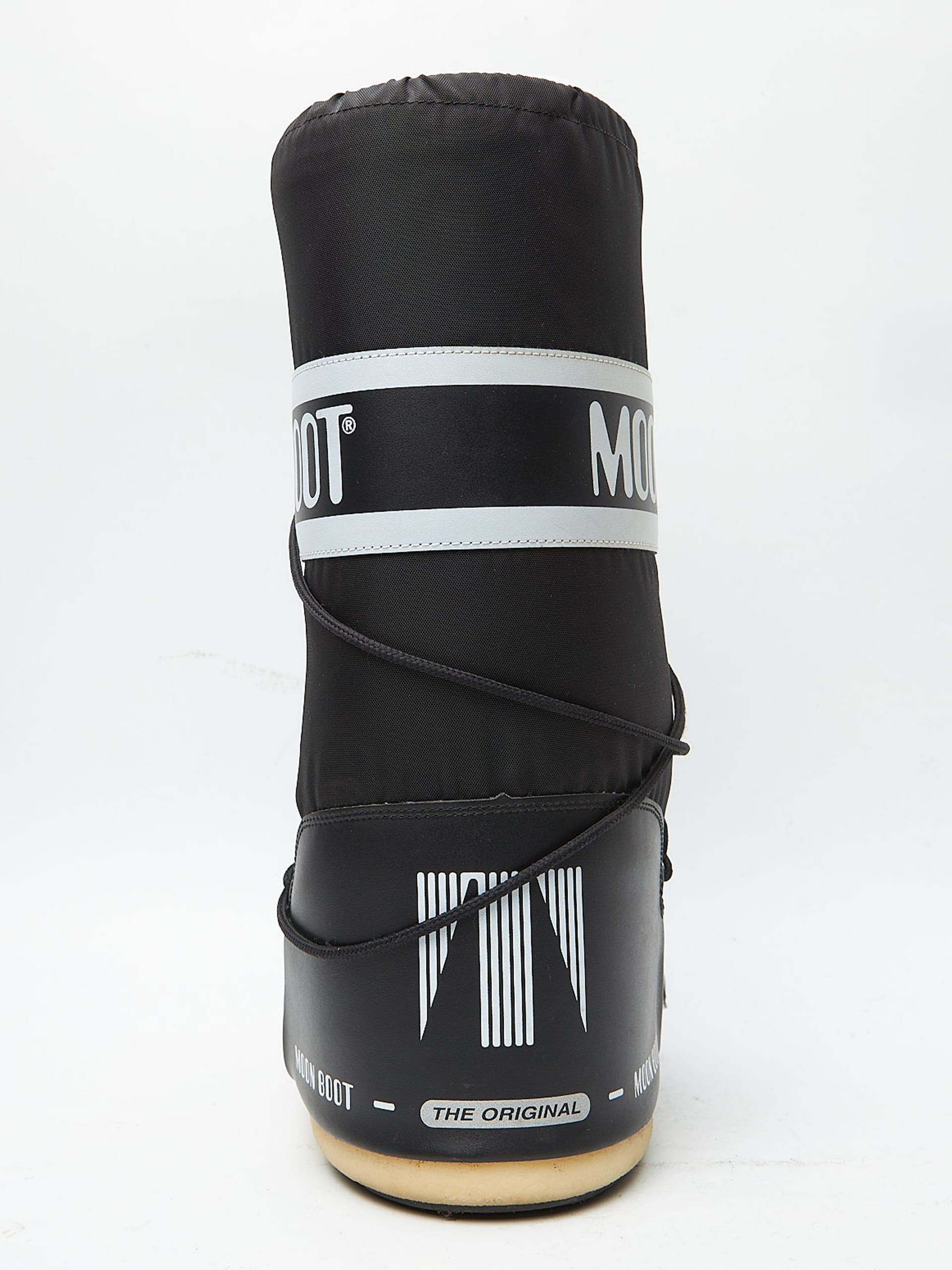 Black Puffer High Boots