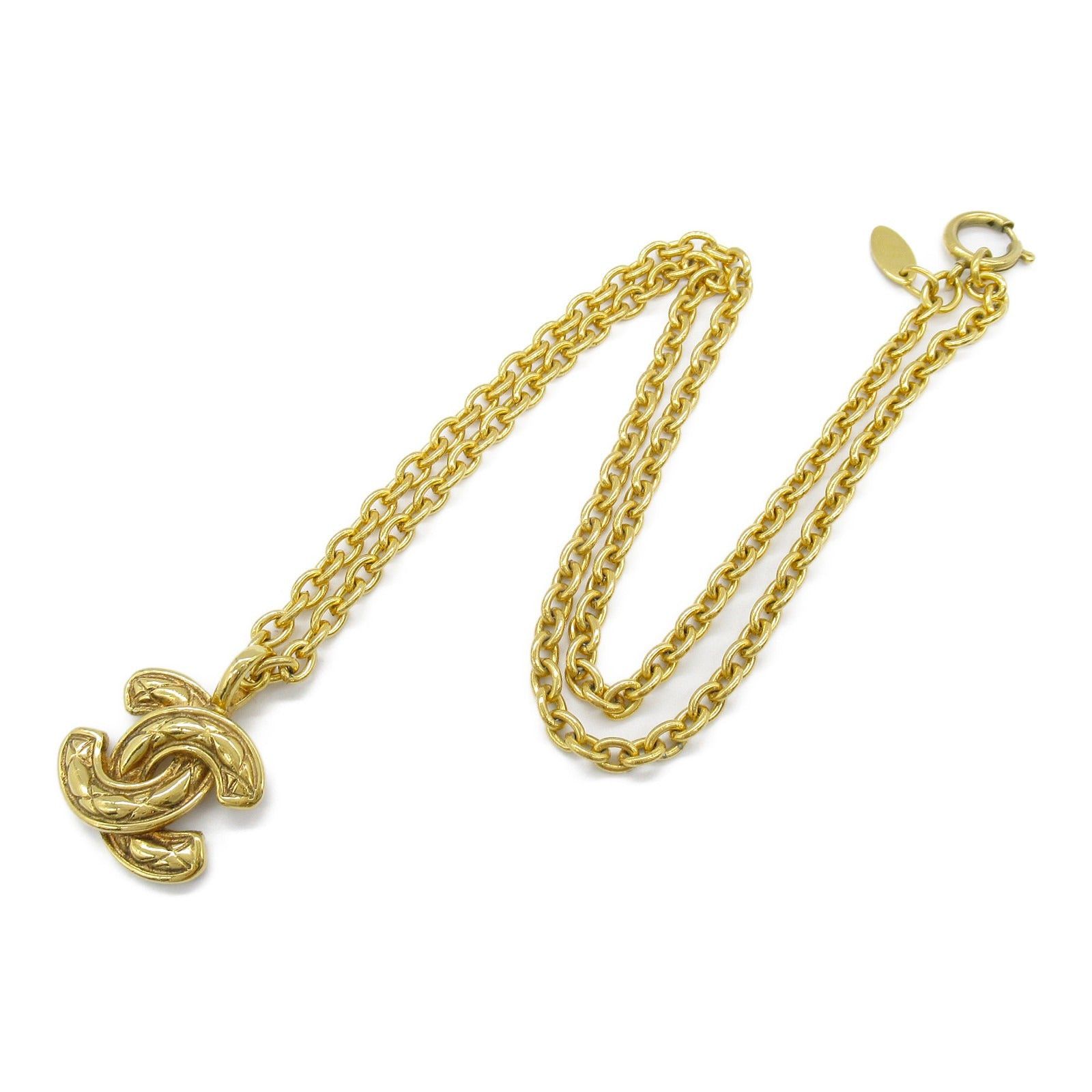 Chanel Chanel Coco Mark Necklace Gp (Gold Plated) Gold Size ONE SIZE - 3 Thumbnail