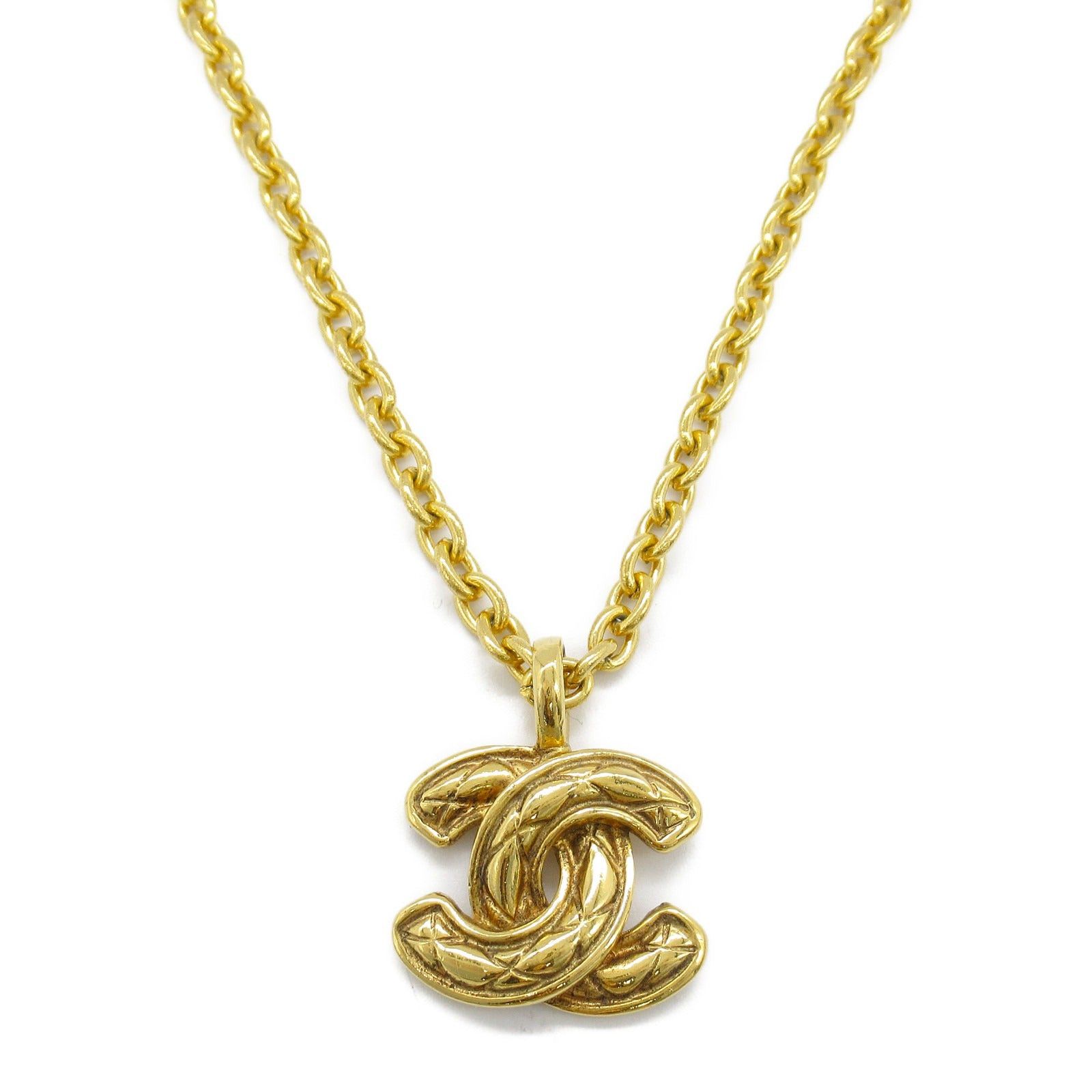Chanel Chanel Coco Mark Necklace Gp (Gold Plated) Gold Size ONE SIZE - 2 Thumbnail
