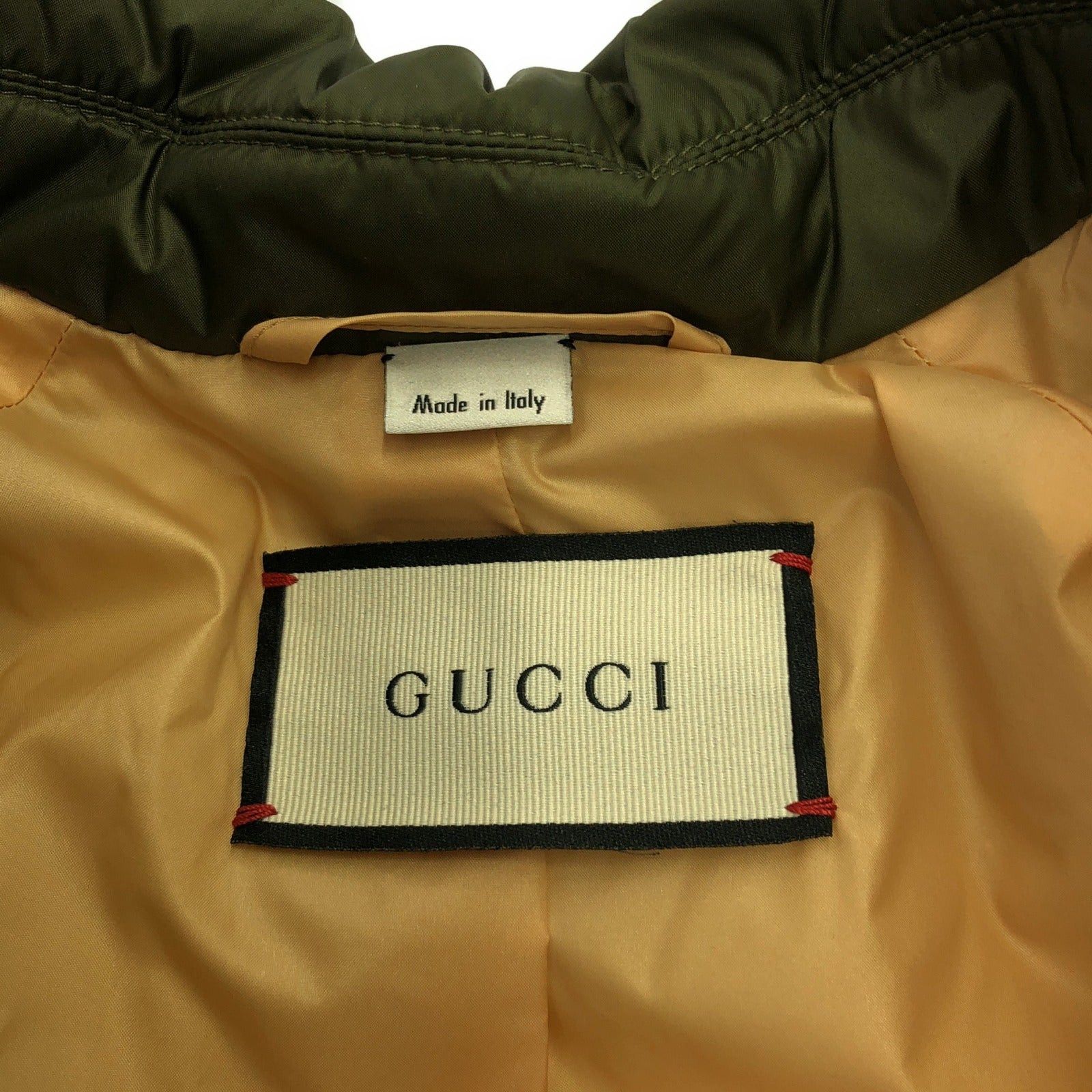 Gucci Gucci Jacket Nylon Khaki Green Size ONE SIZE - 5 Thumbnail