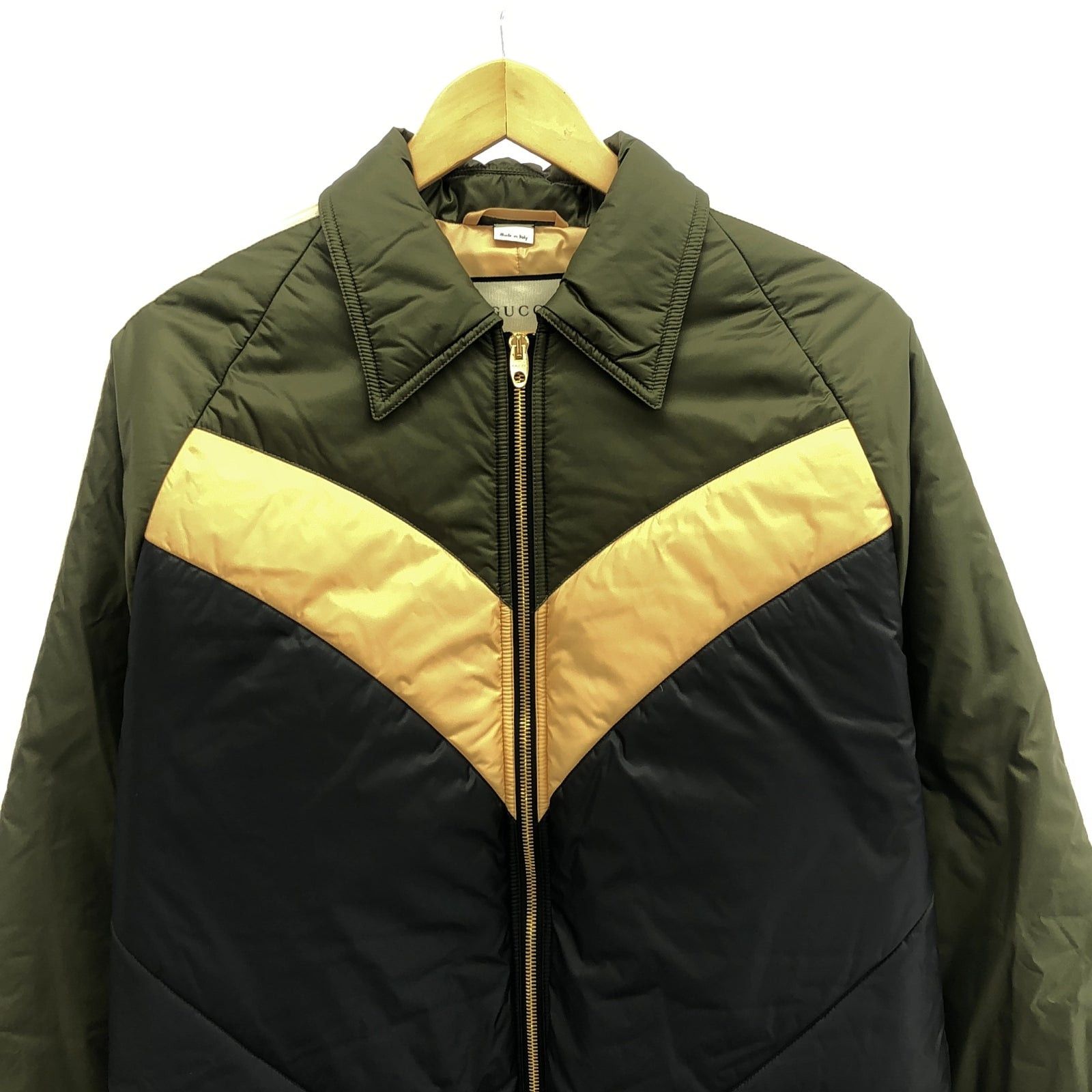 Gucci Gucci Jacket Nylon Khaki Green Size ONE SIZE - 3 Thumbnail
