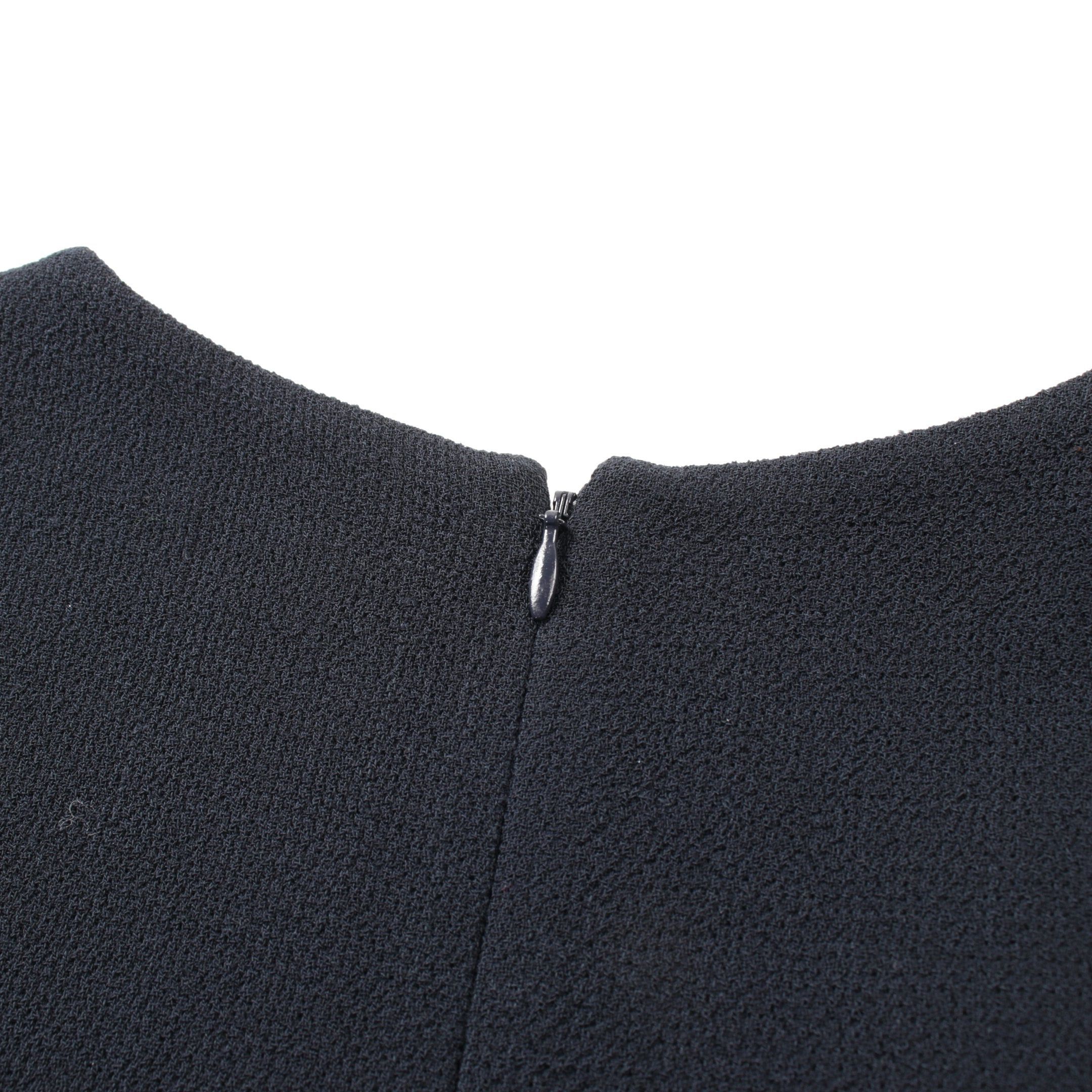 Dior Dior One Piece Three-Quarter Sleeve Wool Navy Size ONE SIZE - 5 Thumbnail