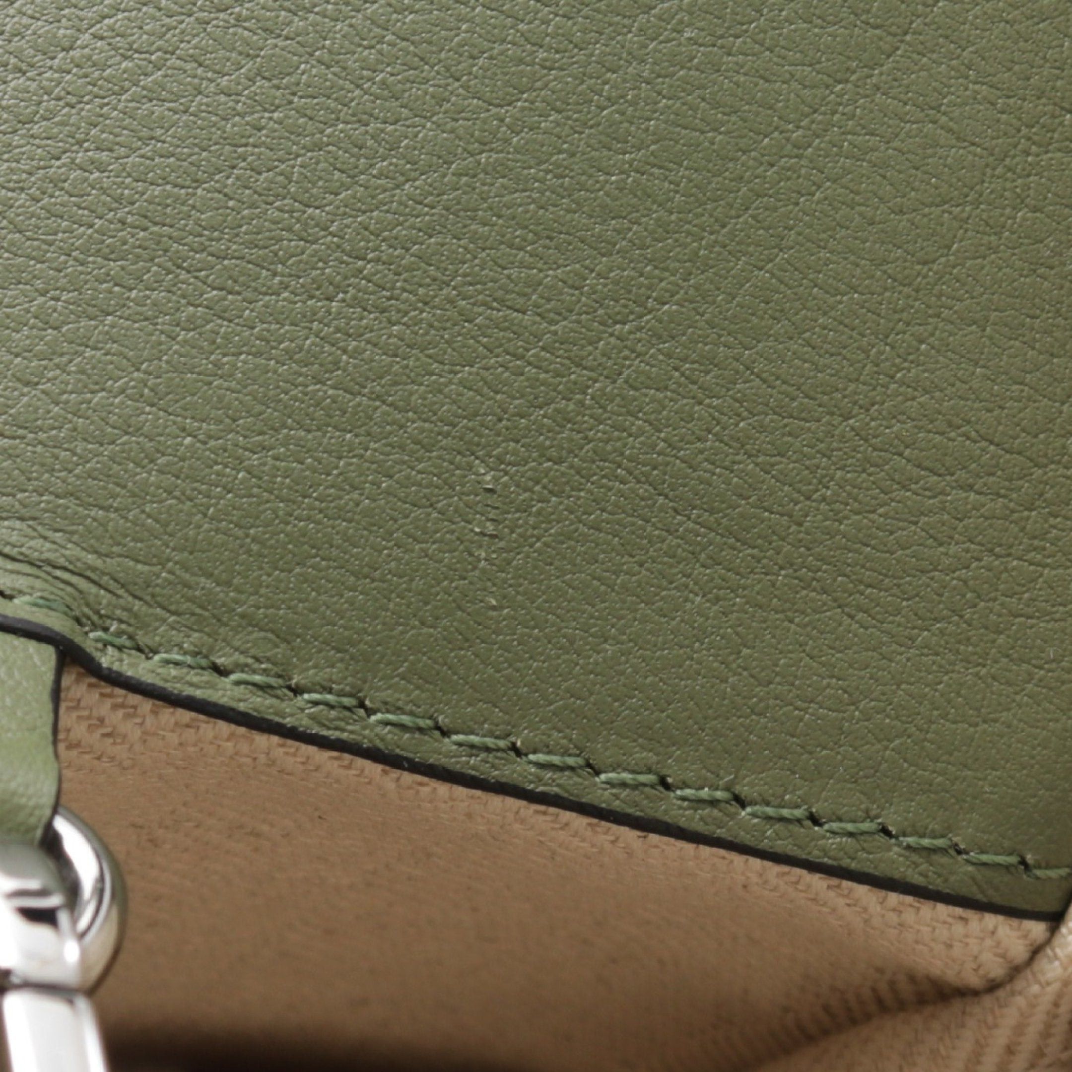 Loewe Loewe Hammock Small Handbag Leather Khaki Green Size ONE SIZE - 5 Thumbnail