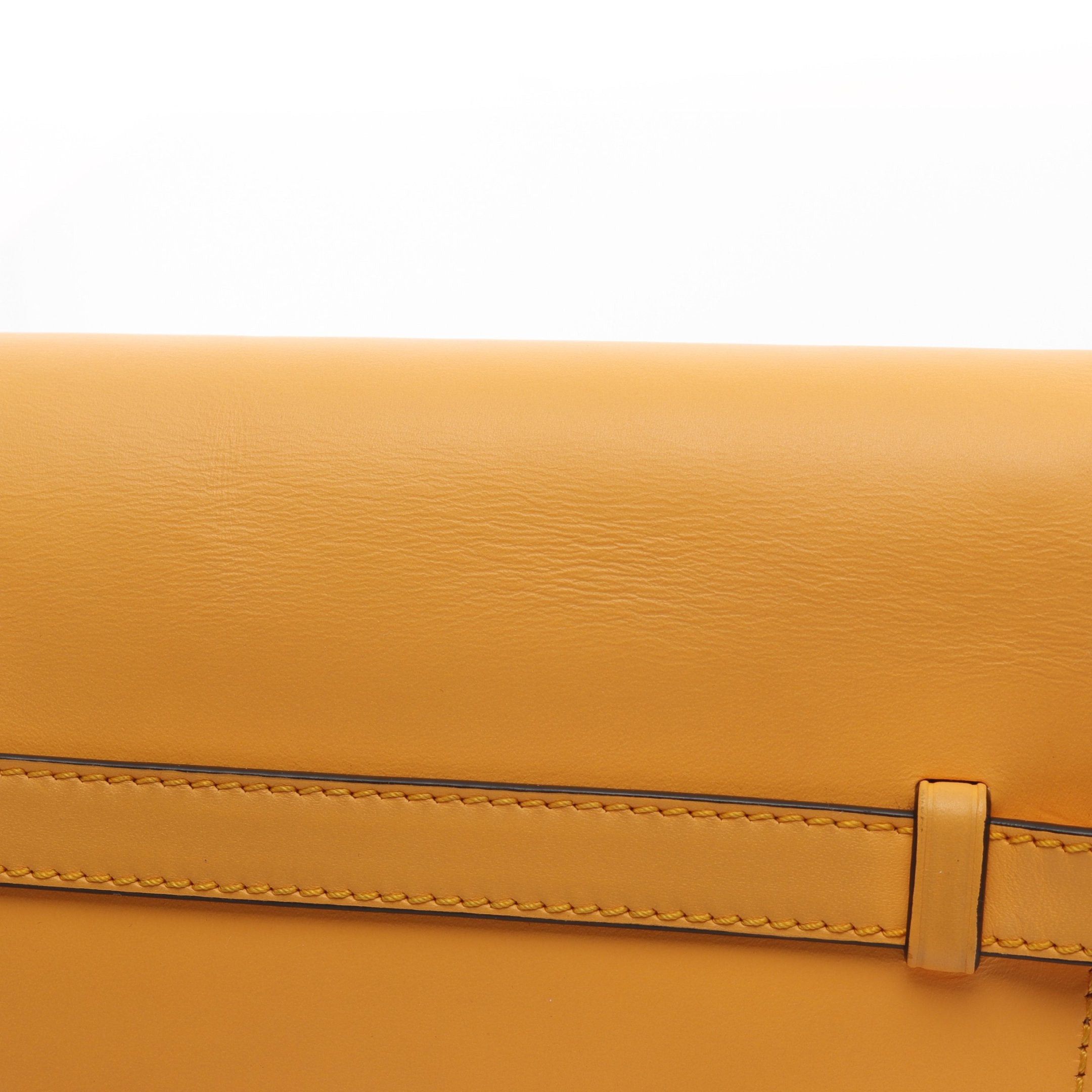 Loewe Loewe Gate Dual Bag Mini Shoulder Leather Orange Size ONE SIZE - 6 Thumbnail