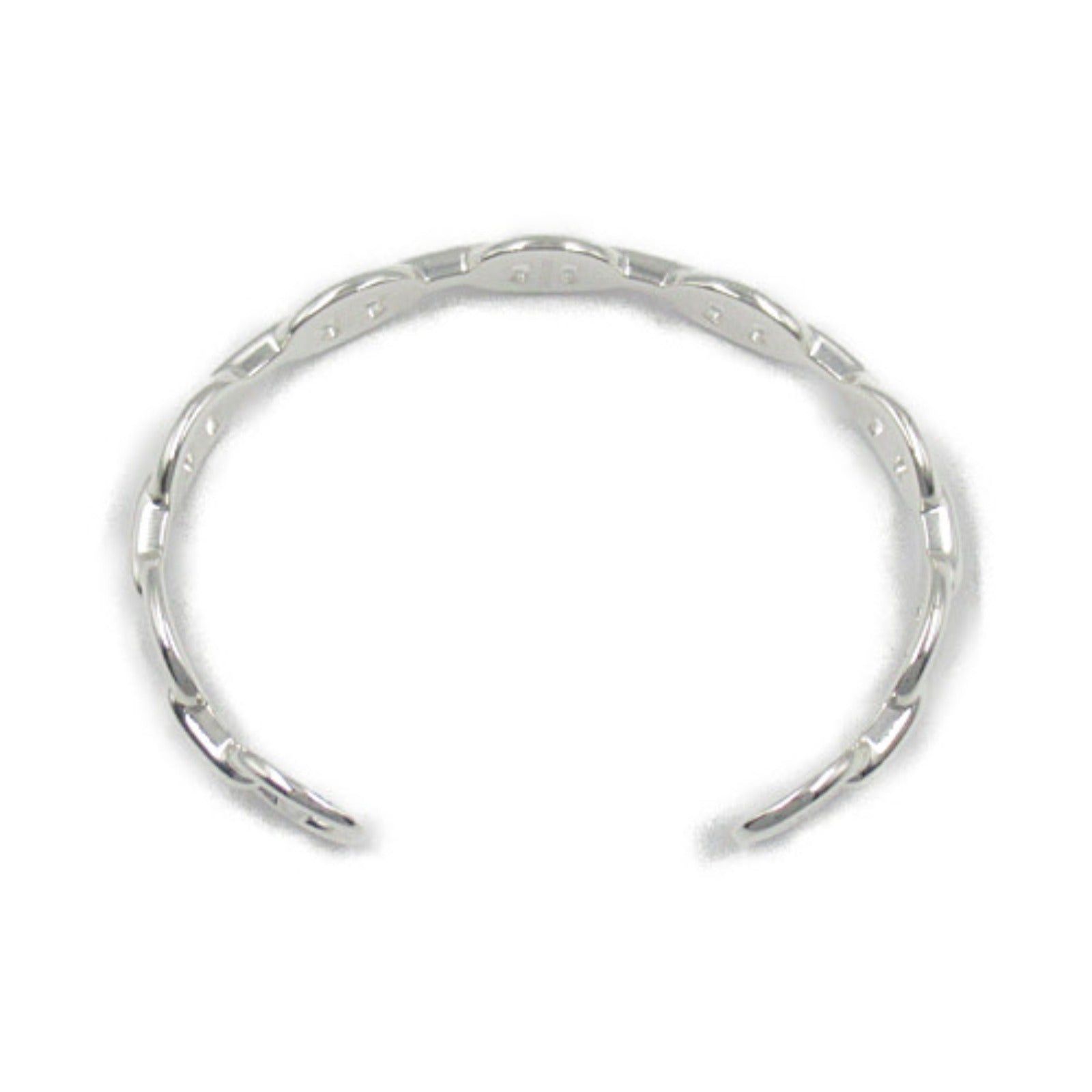 Hermes Hermes Chaine Anchaine Bangle 925 Silver Size ONE SIZE - 3 Thumbnail