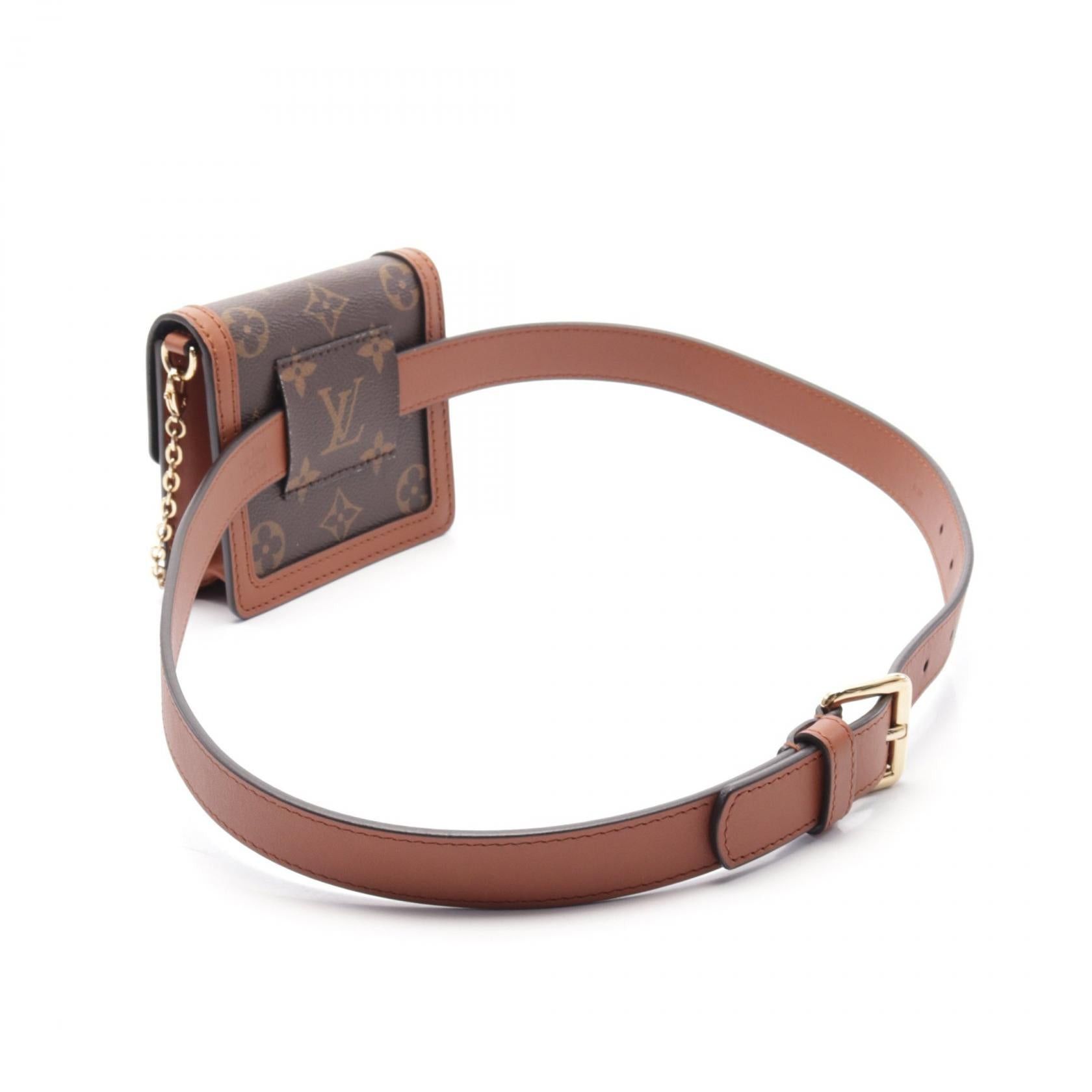 Louis Vuitton Louis Vuitton Bum Bag Dauphine Bb Monogram Reverse Body Waist Leather Brown Size ONE SIZE - 2 Thumbnail