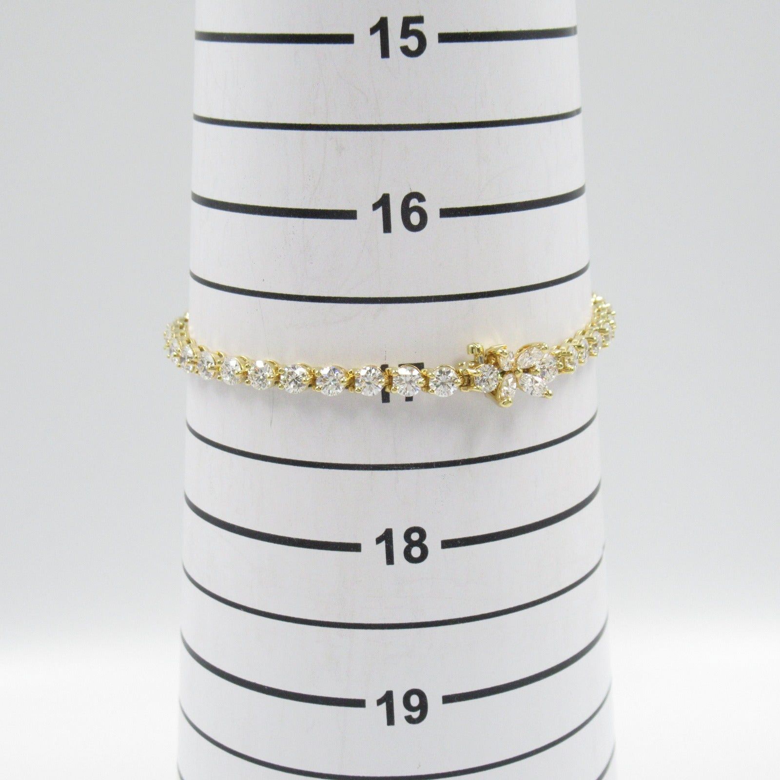 Tiffany & Co. Tiffany Co Victoria Bracelet K18 (Yellow Gold) Diamond Clear Size ONE SIZE - 7 Thumbnail