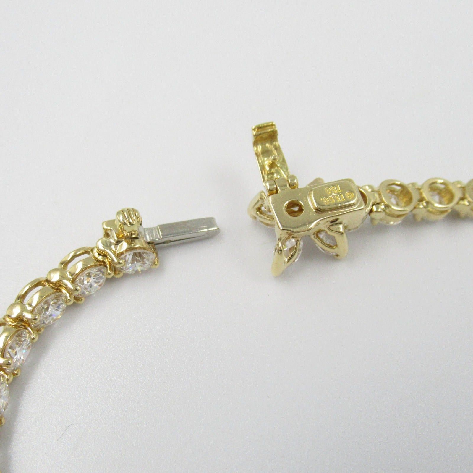 Tiffany & Co. Tiffany Co Victoria Bracelet K18 (Yellow Gold) Diamond Clear Size ONE SIZE - 5 Thumbnail