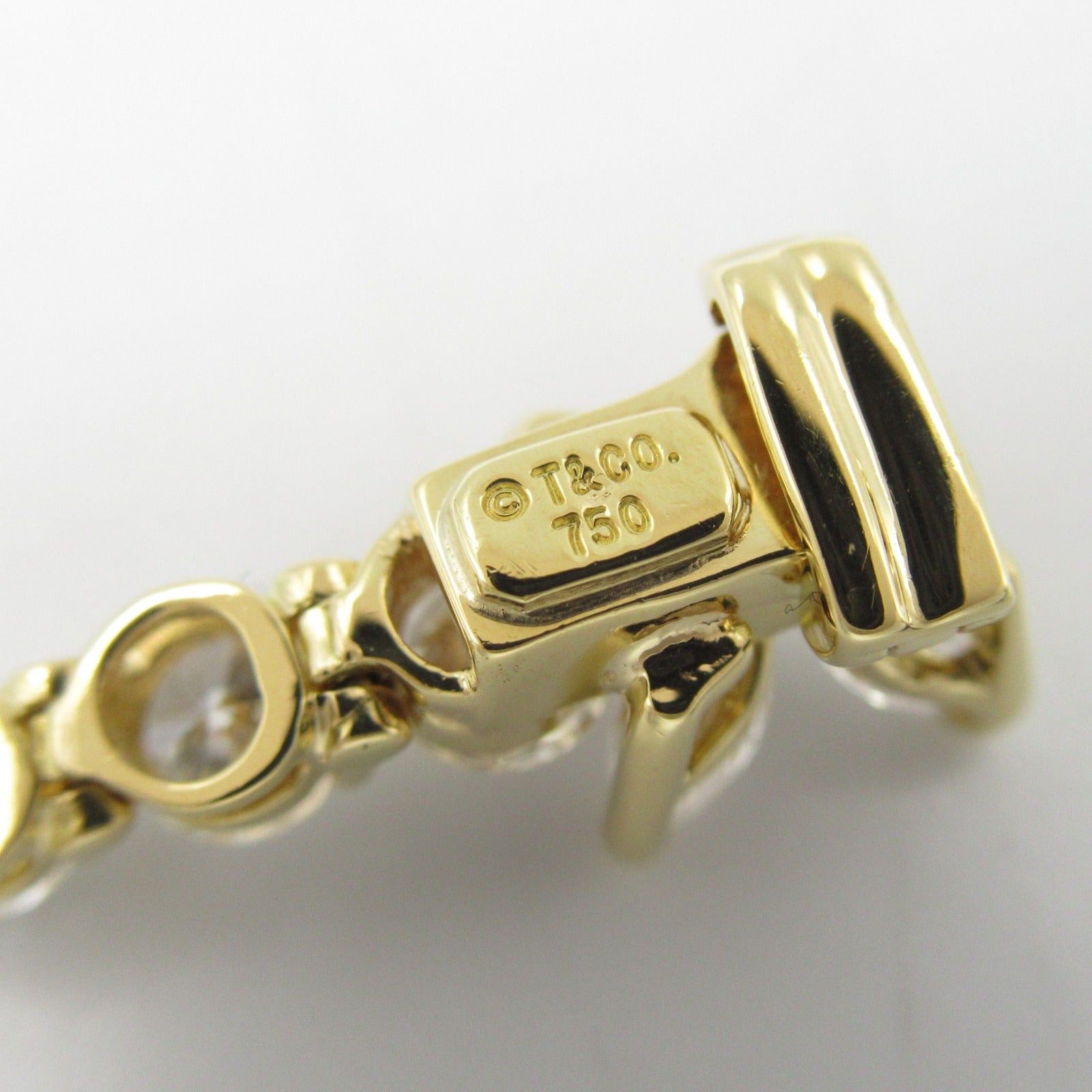 Tiffany & Co. Tiffany Co Victoria Bracelet K18 (Yellow Gold) Diamond Clear Size ONE SIZE - 4 Thumbnail