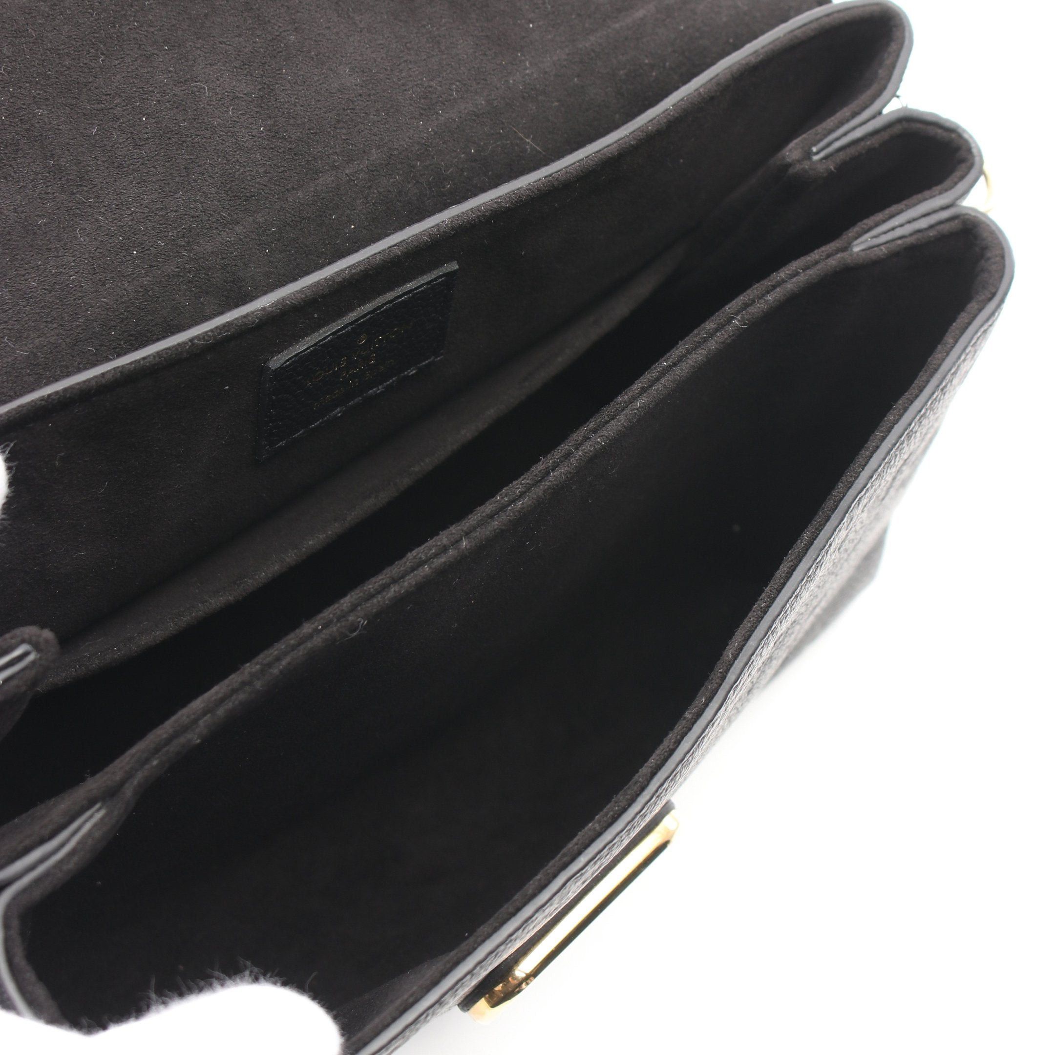 Louis Vuitton Louis Vuitton Georges Bb Monogram Empreinte Noir Handbag Leather Black Size ONE SIZE - 3 Thumbnail
