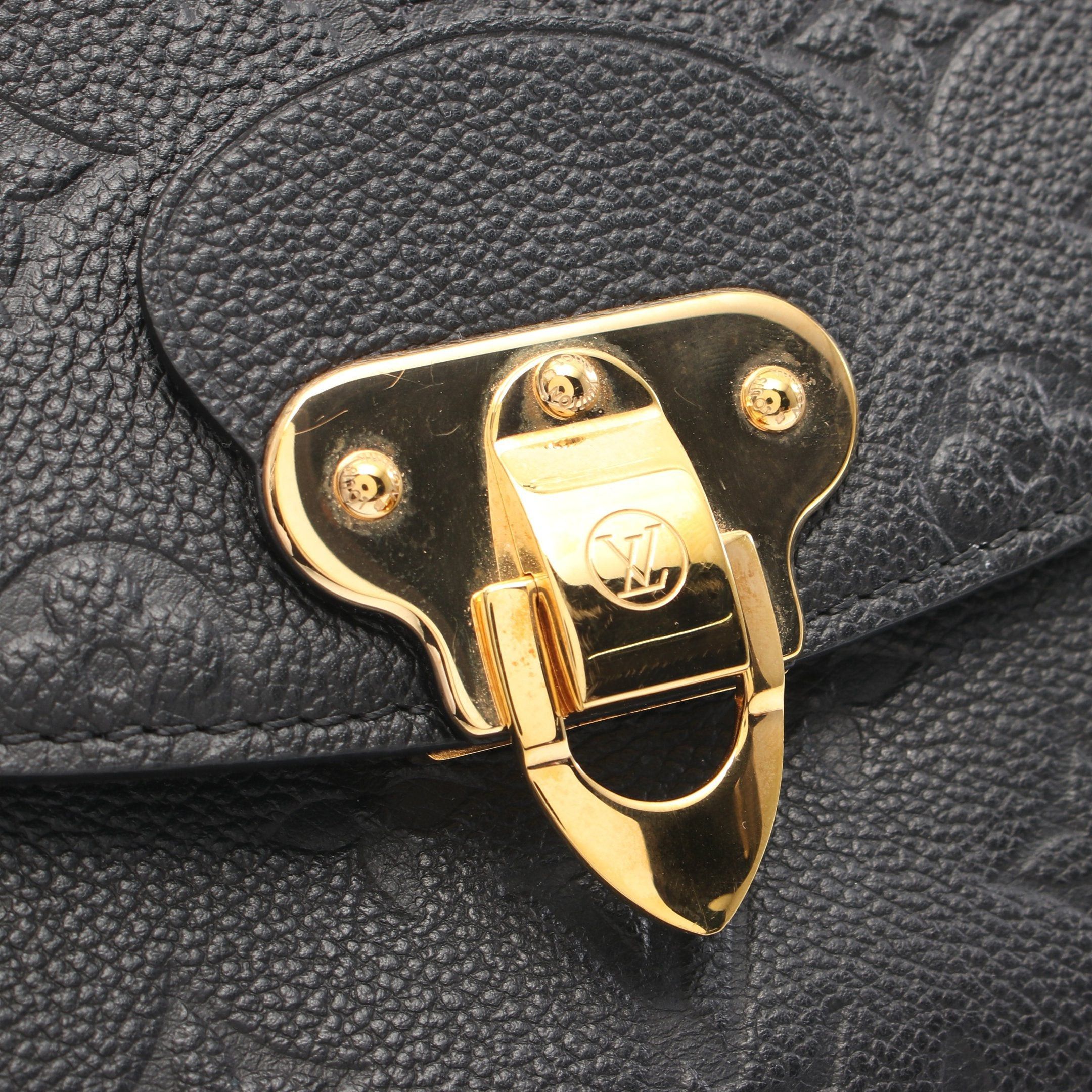 Louis Vuitton Louis Vuitton Georges Bb Monogram Empreinte Noir Handbag Leather Black Size ONE SIZE - 11 Thumbnail