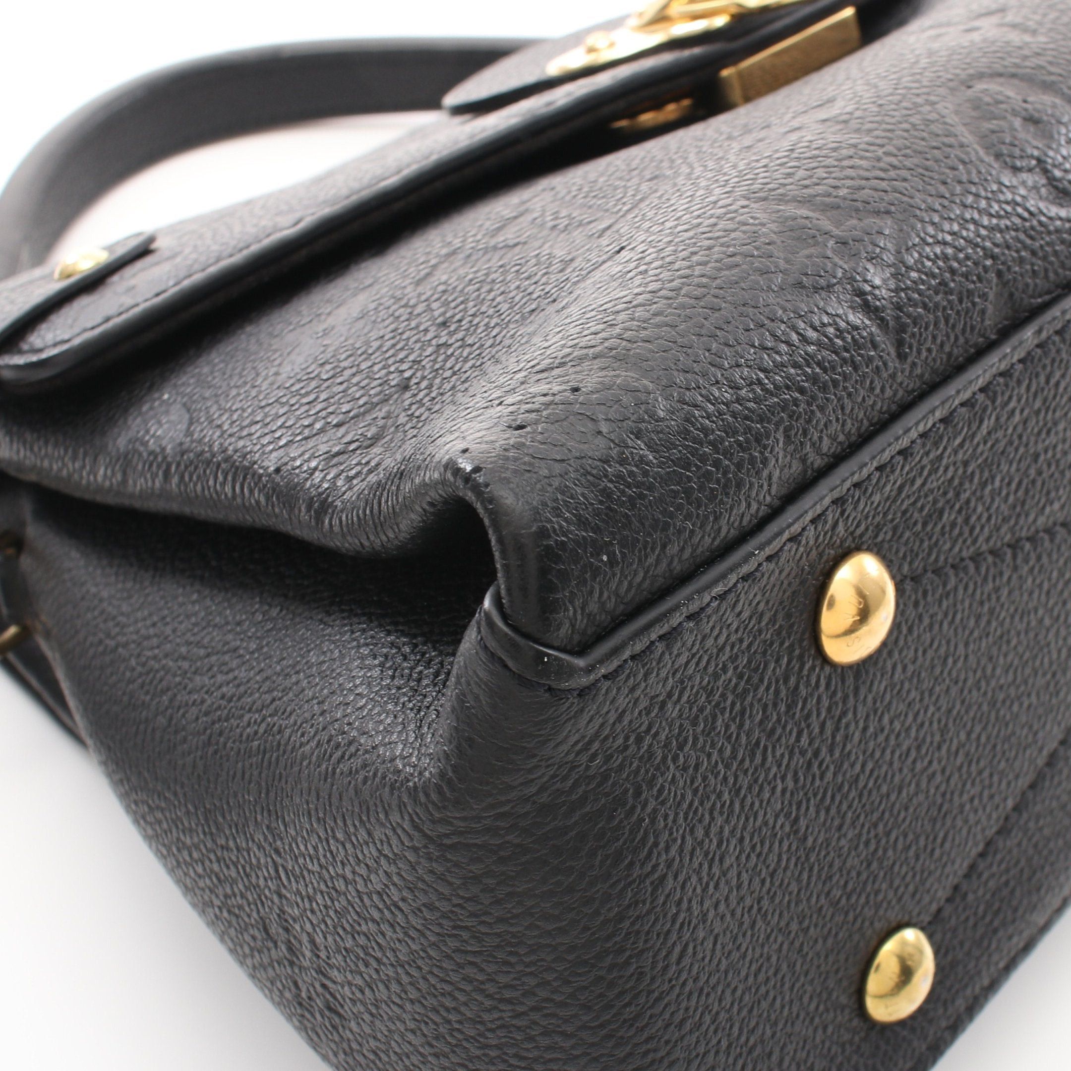 Louis Vuitton Louis Vuitton Georges Bb Monogram Empreinte Noir Handbag Leather Black Size ONE SIZE - 10 Thumbnail