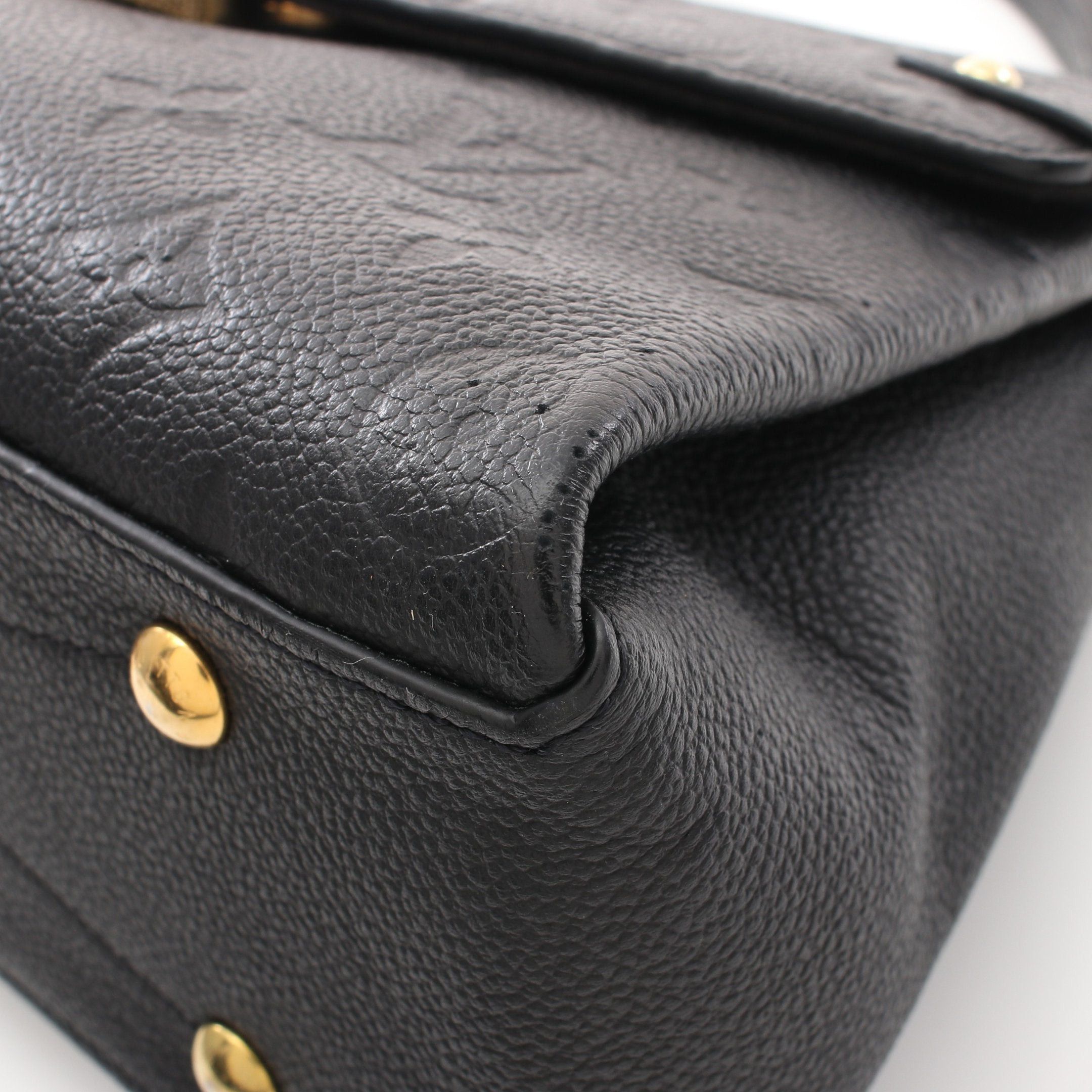 Louis Vuitton Louis Vuitton Georges Bb Monogram Empreinte Noir Handbag Leather Black Size ONE SIZE - 9 Thumbnail