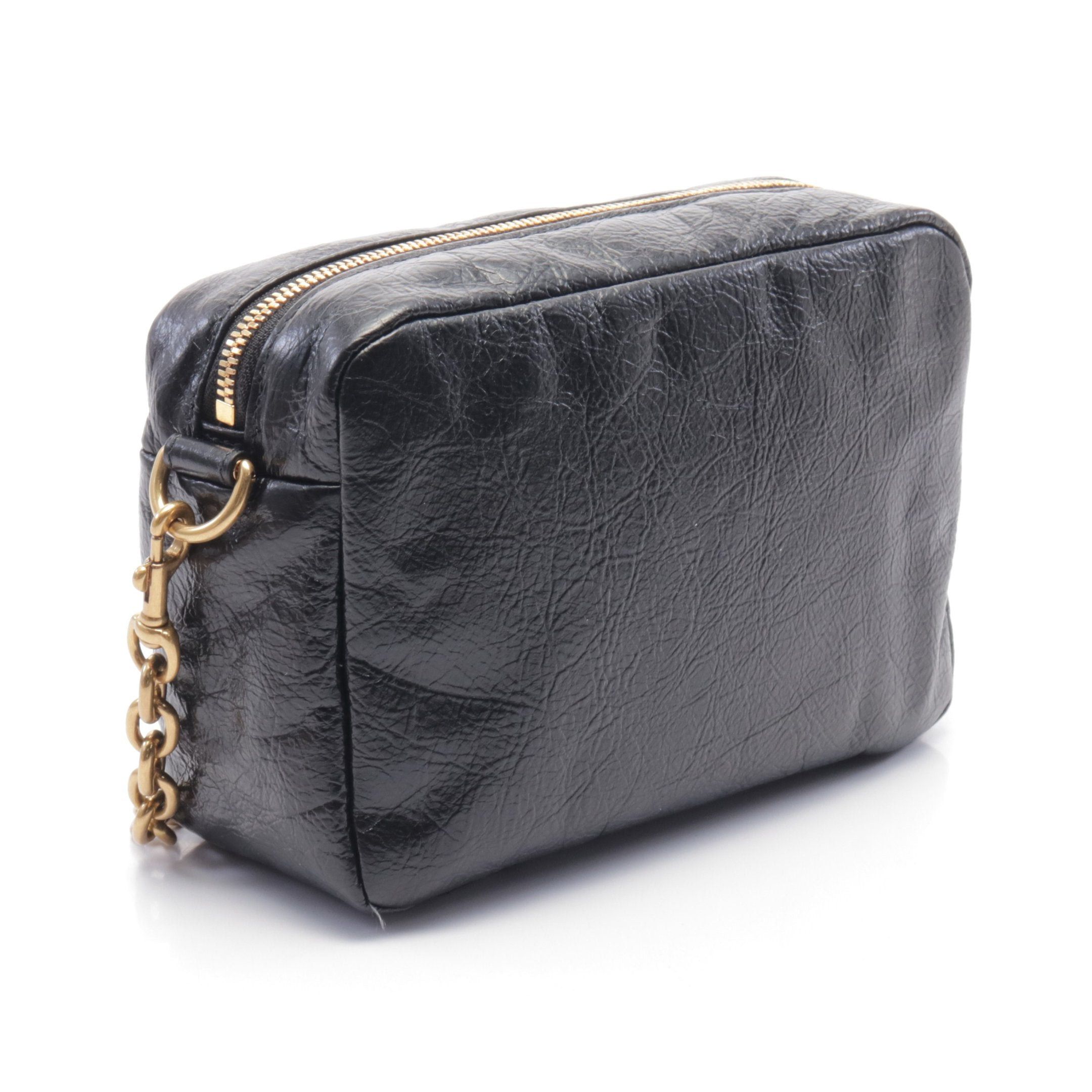 Balenciaga Balenciaga Monaco Xs Camera Bag Chain Shoulder Leather Black Size ONE SIZE - 2 Thumbnail