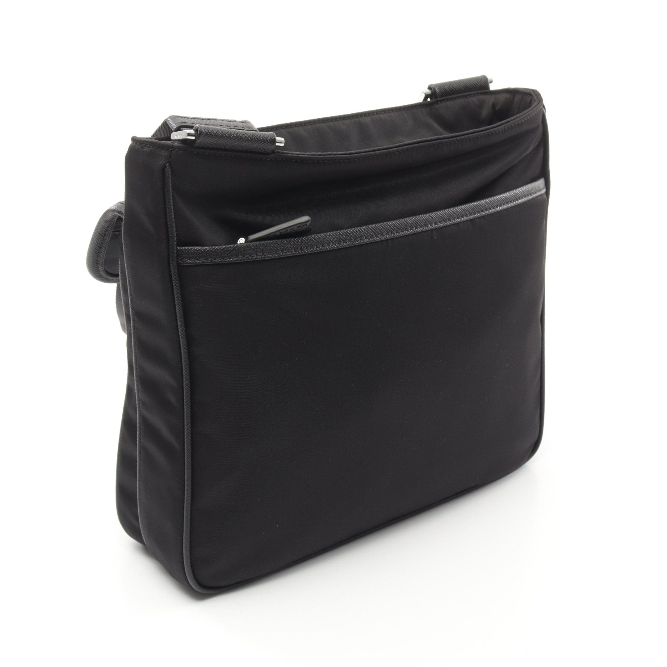 Prada Prada Re-Nylon Shoulder Bag Nylon Saffiano Leather Black Size ONE SIZE - 2 Thumbnail
