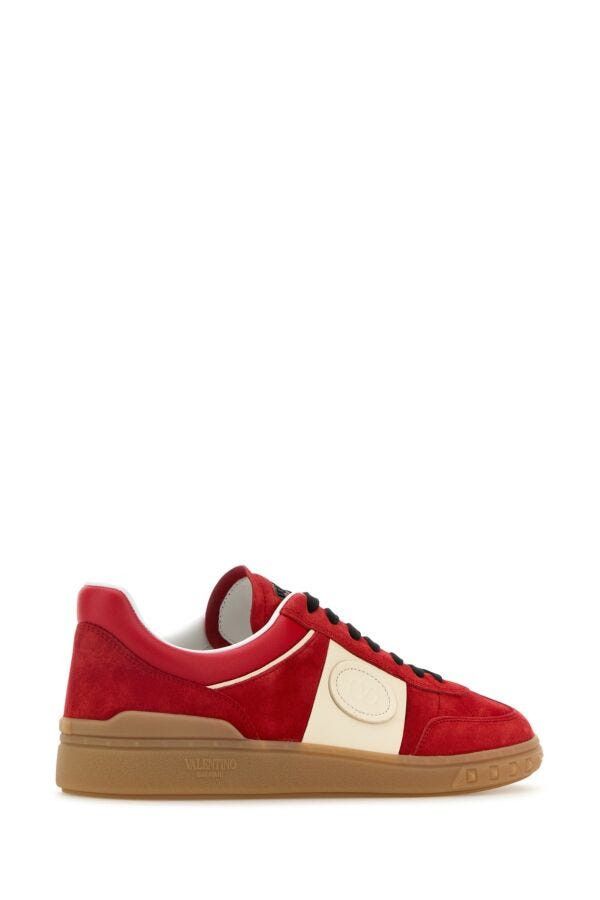 Valentino Coral Suede Upvillage Sneakersâ Size US 12 / EU 45 - 5 Thumbnail