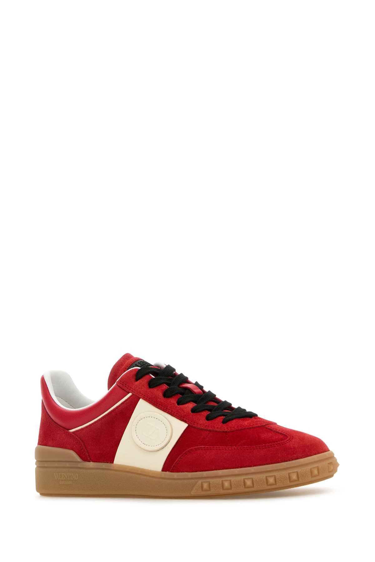 Valentino Coral Suede Upvillage Sneakersâ Size US 12 / EU 45 - 2 Thumbnail