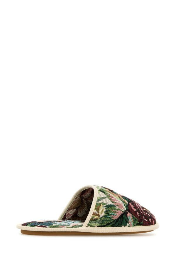 Valentino Printed Fabric Ta Chambre Slippers Size US 9 / EU 42 - 5 Thumbnail