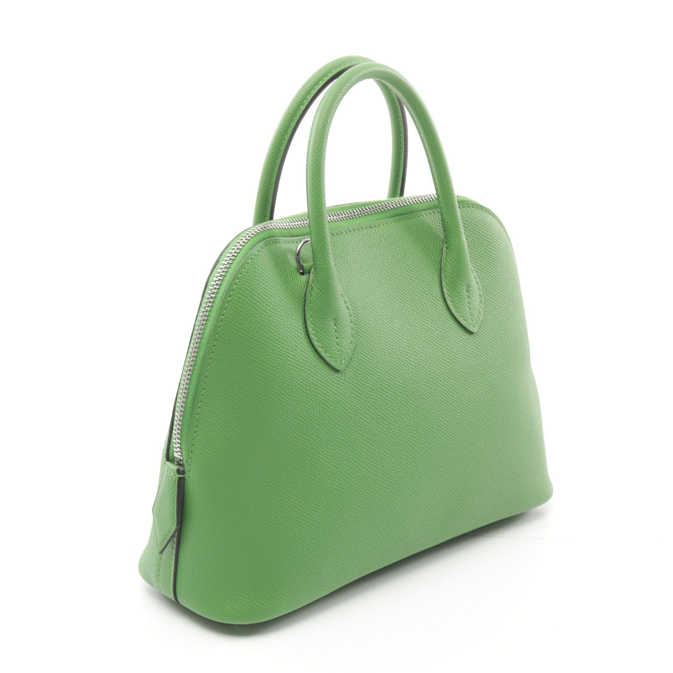 Hermes Hermes Bolide 1923 25 Veil Yucca Handbag Veau Epsom Green Silver Hardware B Stamp Size ONE SIZE - 2 Thumbnail