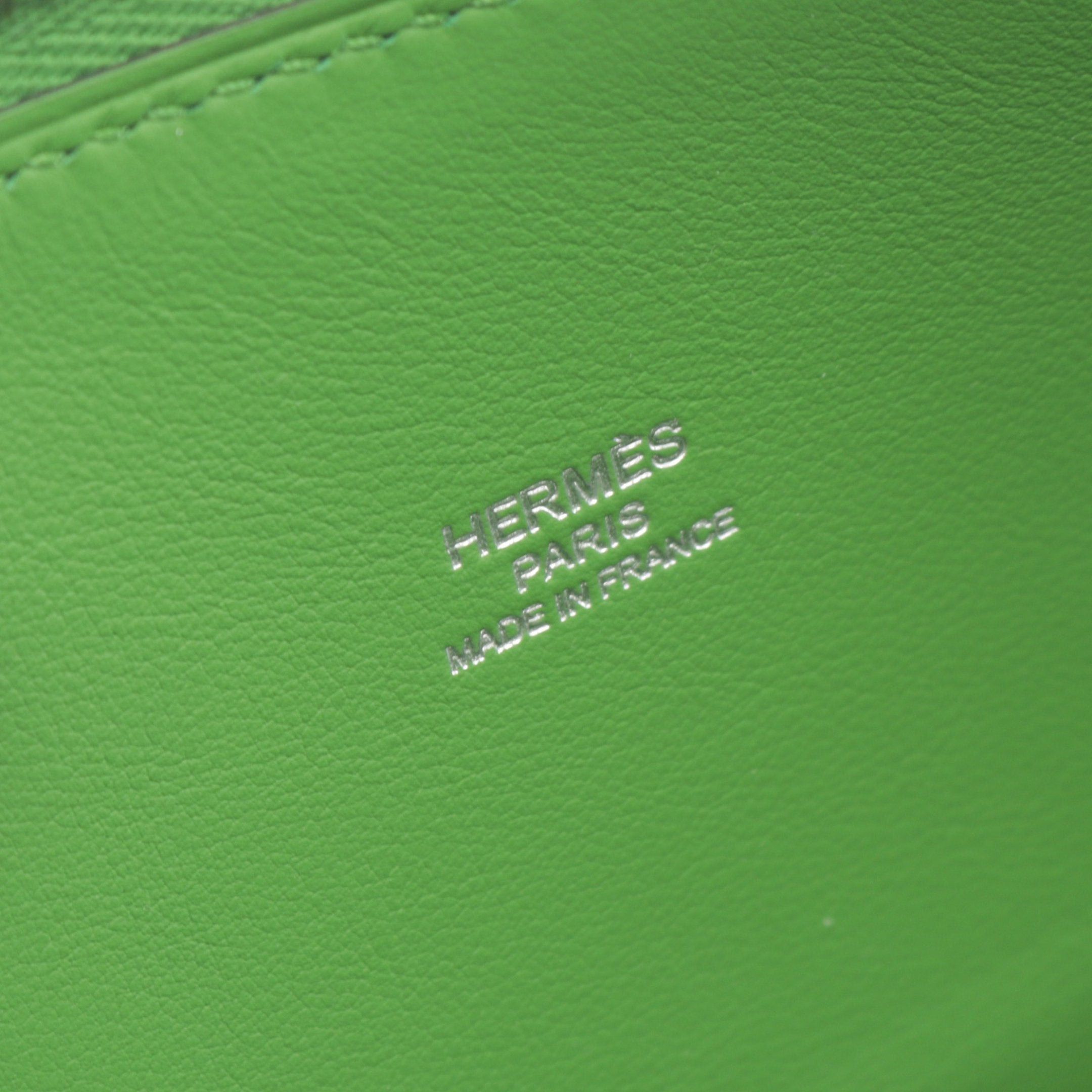Hermes Hermes Bolide 1923 25 Veil Yucca Handbag Veau Epsom Green Silver Hardware B Stamp Size ONE SIZE - 4 Thumbnail