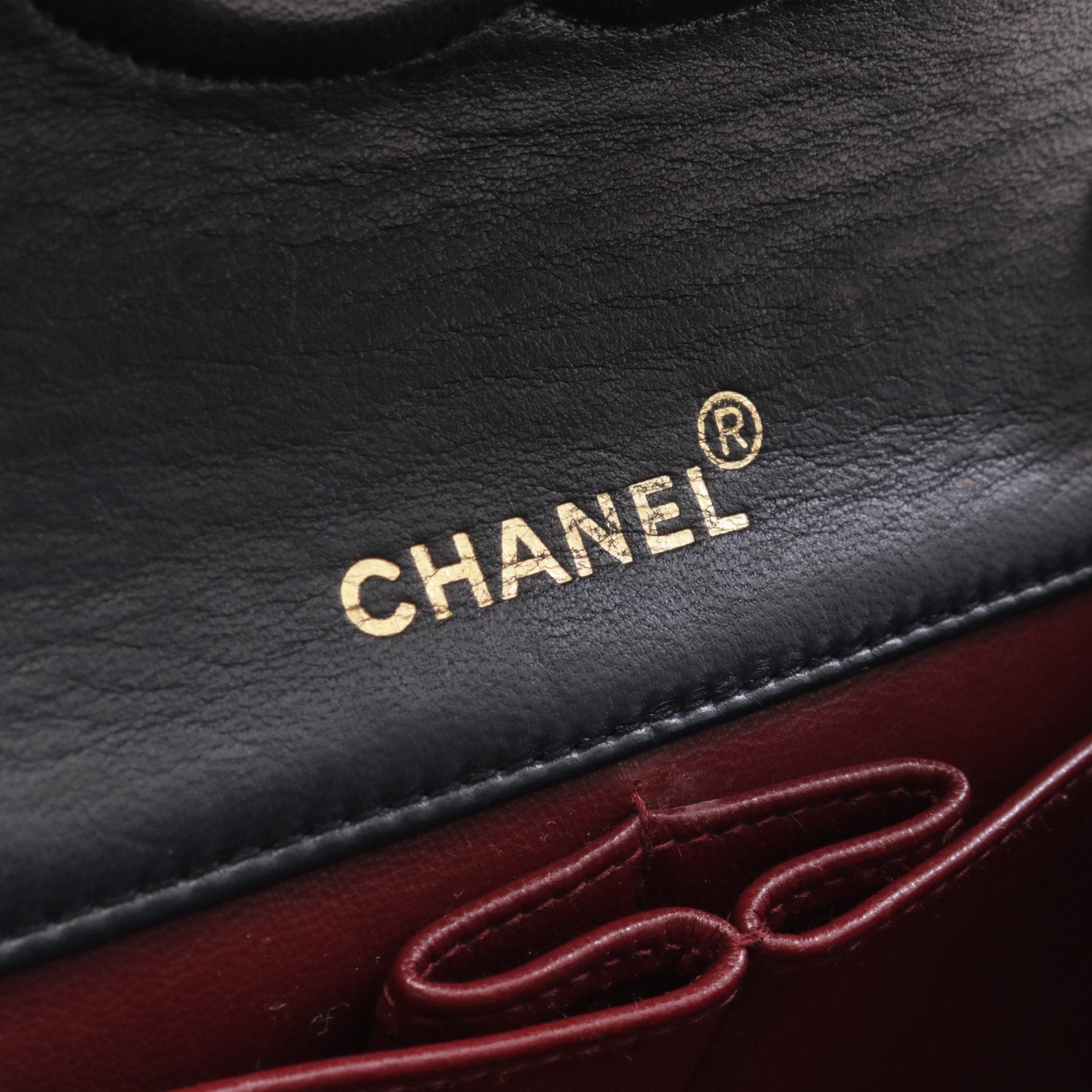 Chanel Chanel Mini Matelasse Full Flap Chain Shoulder Bag Lambskin Black Gold Hardware Size ONE SIZE - 4 Thumbnail