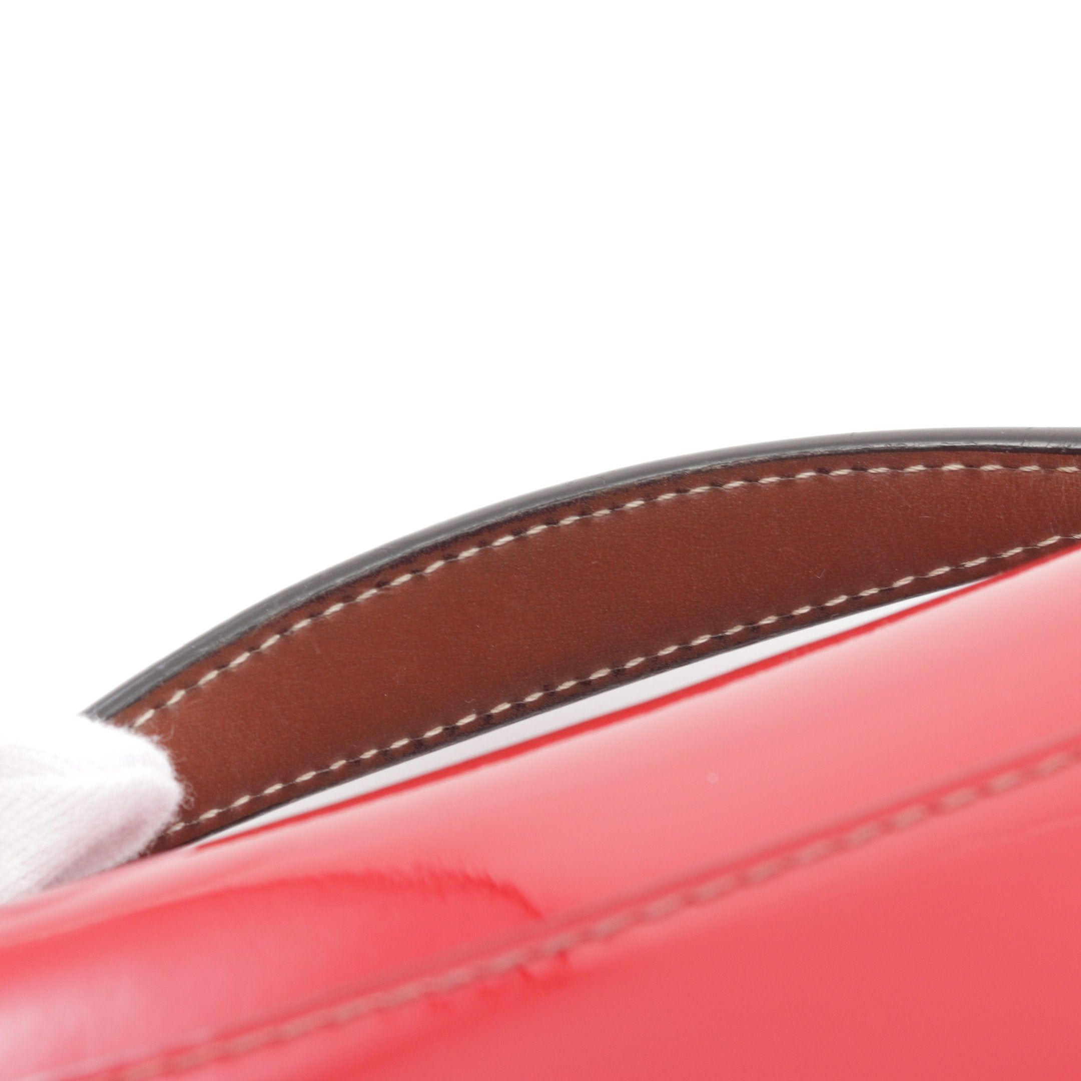 Louis Vuitton Louis Vuitton Cherry Wood Bb Scarlet Handbag Leather Red Brown Size ONE SIZE - 9 Thumbnail