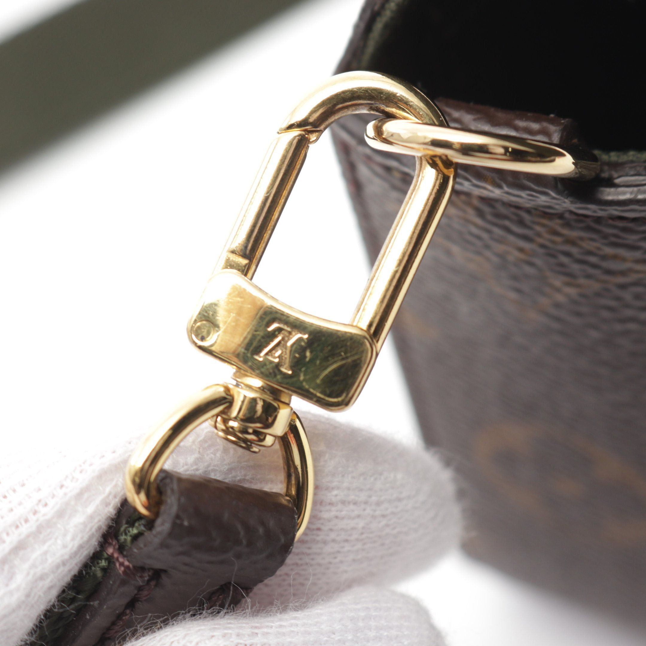 Louis Vuitton Louis Vuitton Multy Pochette Felicie Monogram Shoulder Bag Brown Dark Green Size ONE SIZE - 6 Thumbnail