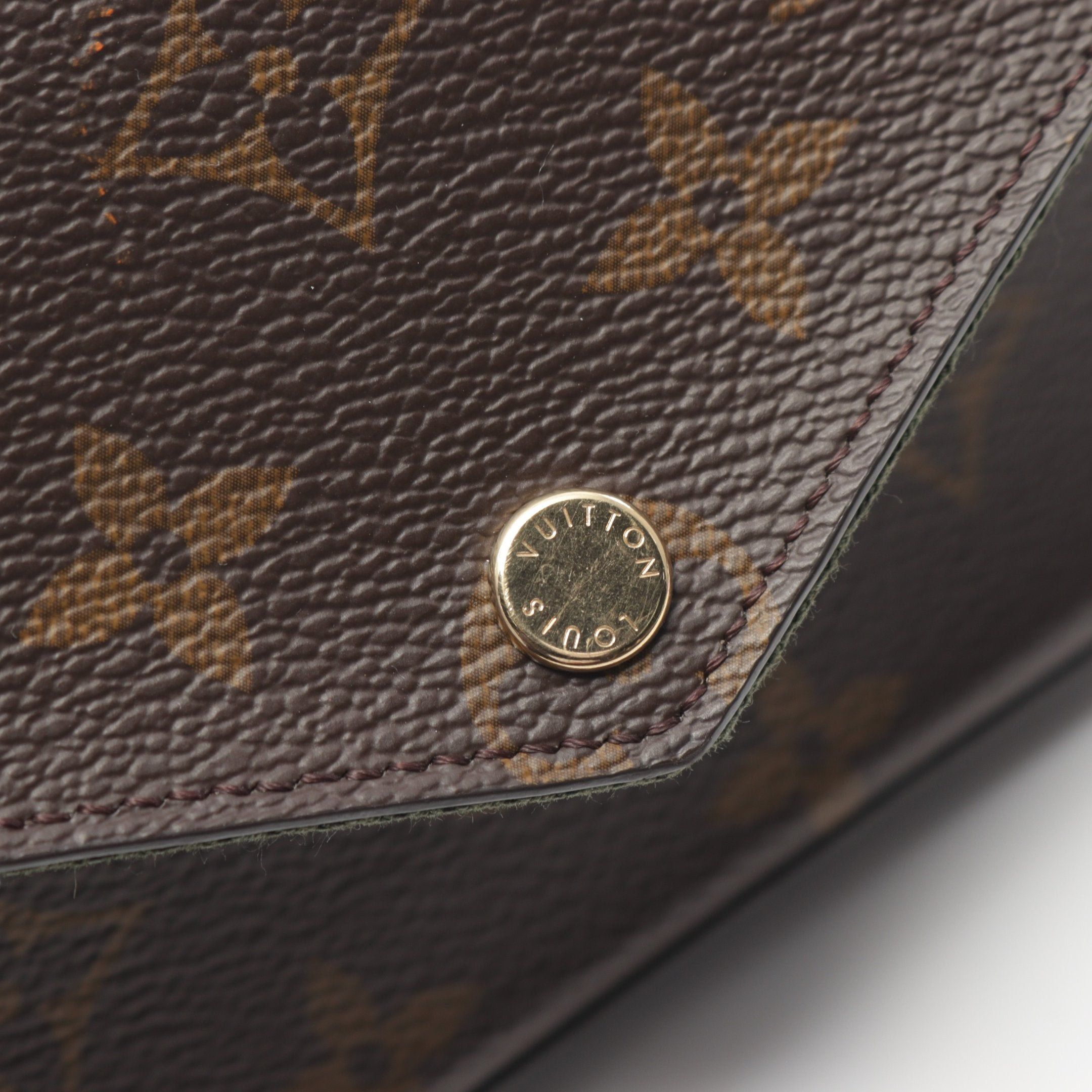Louis Vuitton Louis Vuitton Multy Pochette Felicie Monogram Shoulder Bag Brown Dark Green Size ONE SIZE - 7 Thumbnail