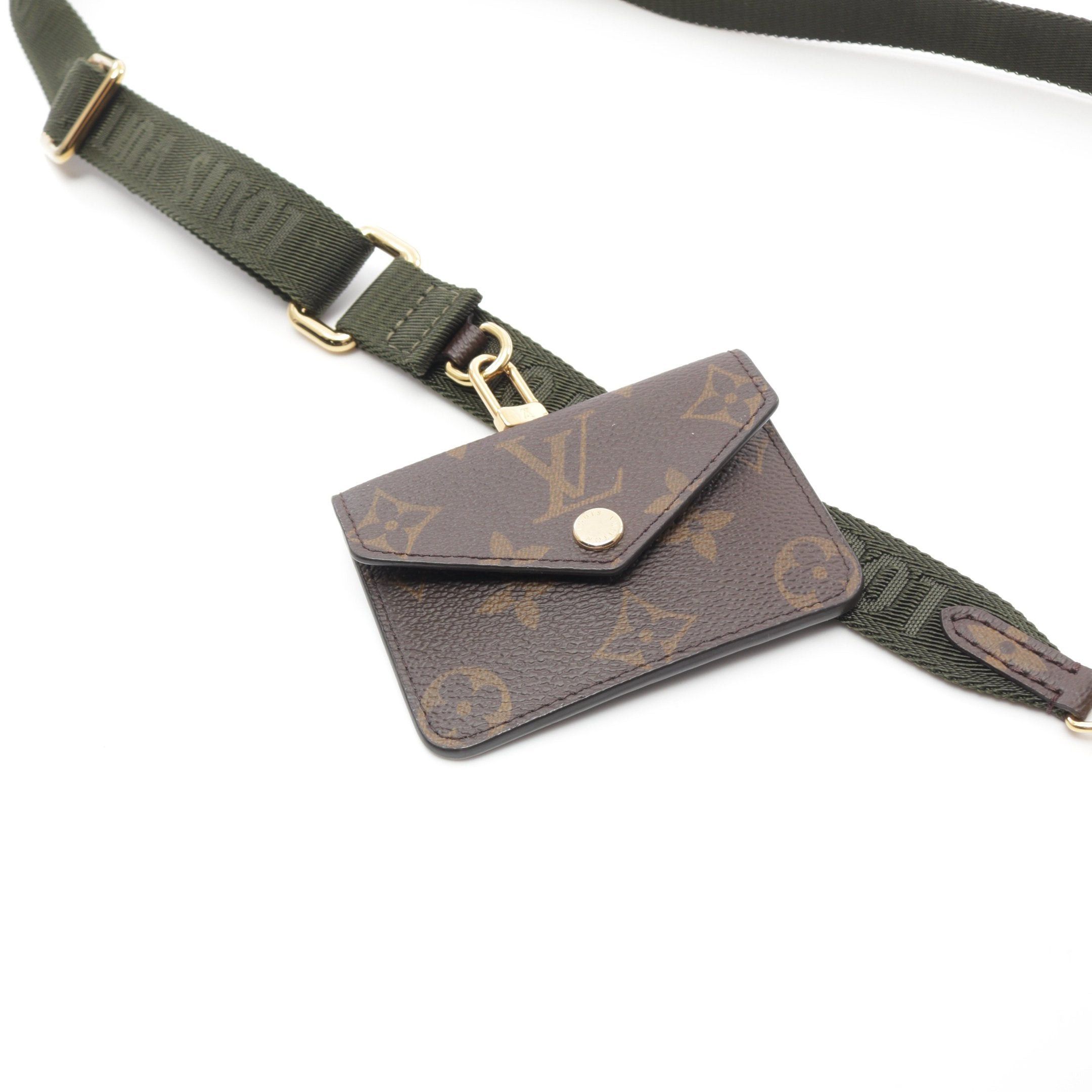 Louis Vuitton Louis Vuitton Multy Pochette Felicie Monogram Shoulder Bag Brown Dark Green Size ONE SIZE - 8 Thumbnail
