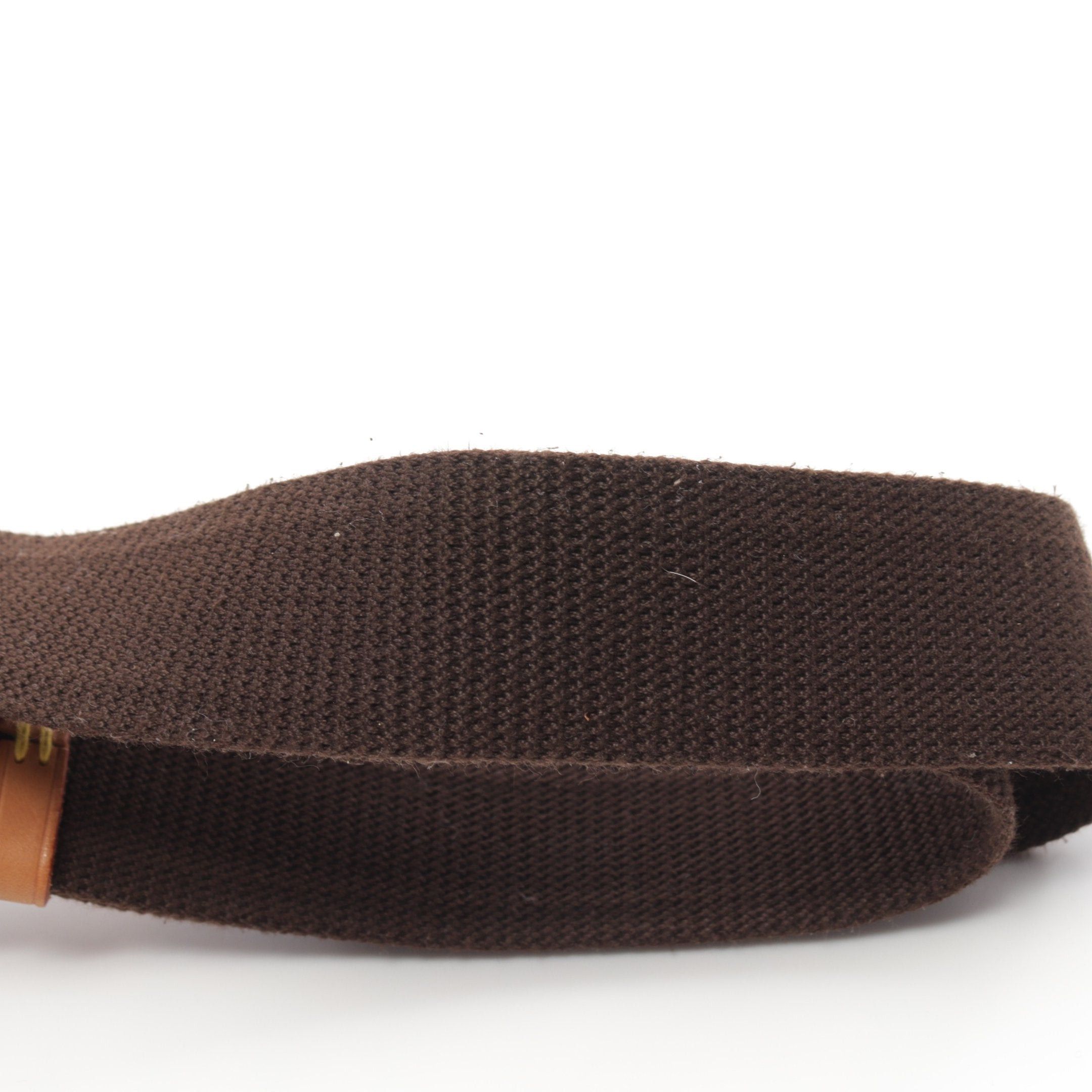 Louis Vuitton Louis Vuitton Pochette Ganju Monogram Body Bag Leather Brown Size ONE SIZE - 9 Thumbnail