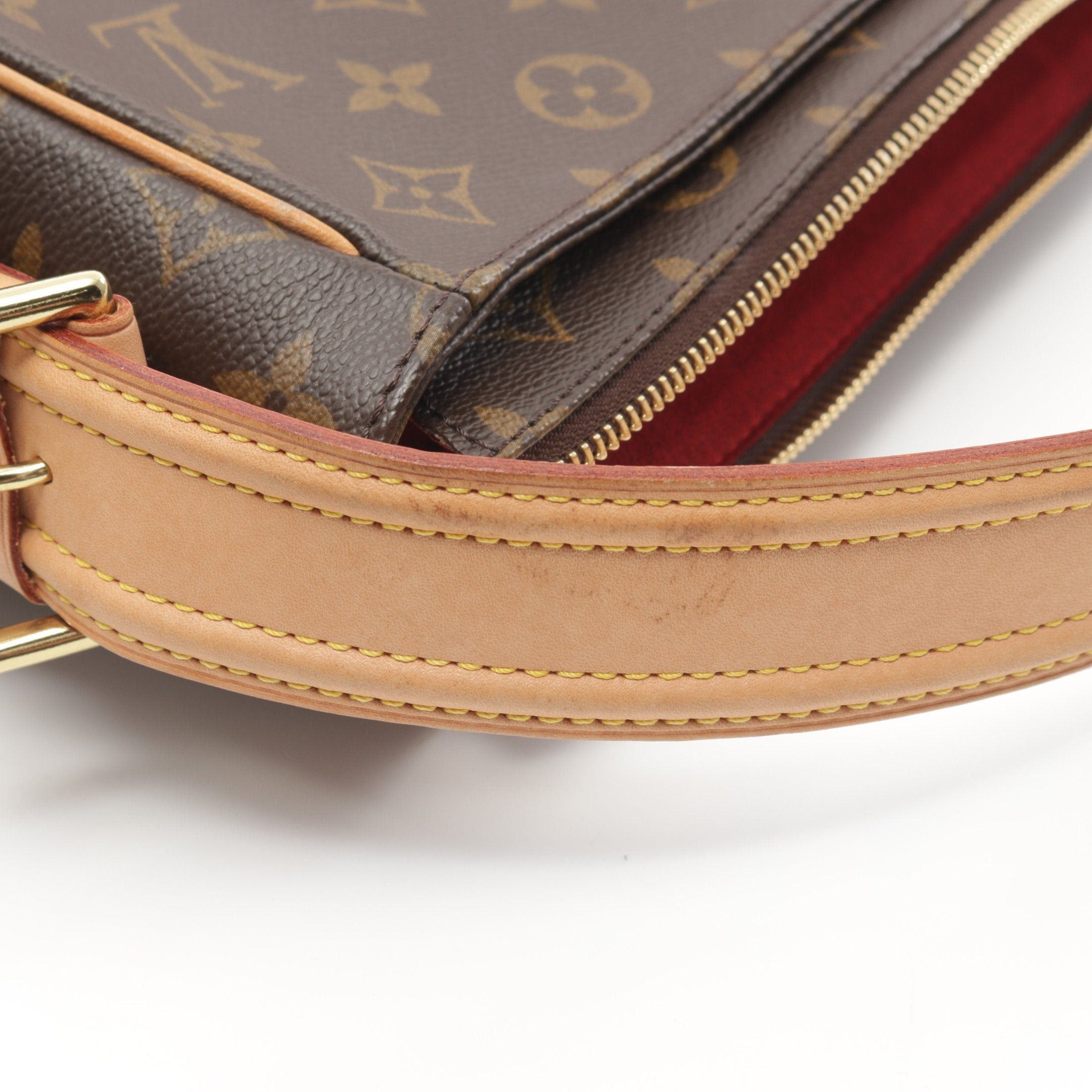 Louis Vuitton Louis Vuitton Vivacite Gm Monogram Shoulder Bag Leather Brown Size ONE SIZE - 6 Thumbnail