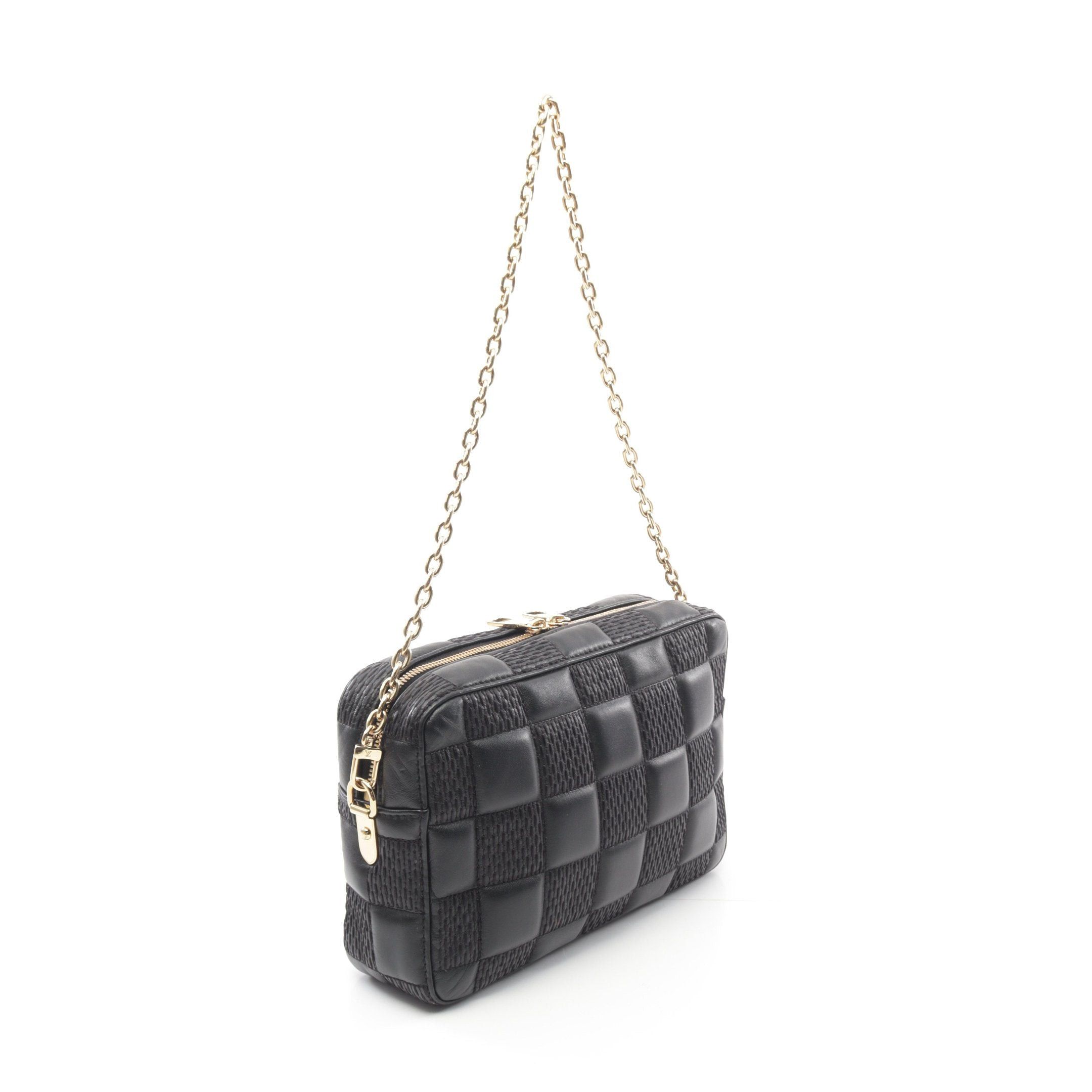 Louis Vuitton Louis Vuitton Pochette Troca Shoulder Bag Leather Black Size ONE SIZE - 2 Thumbnail