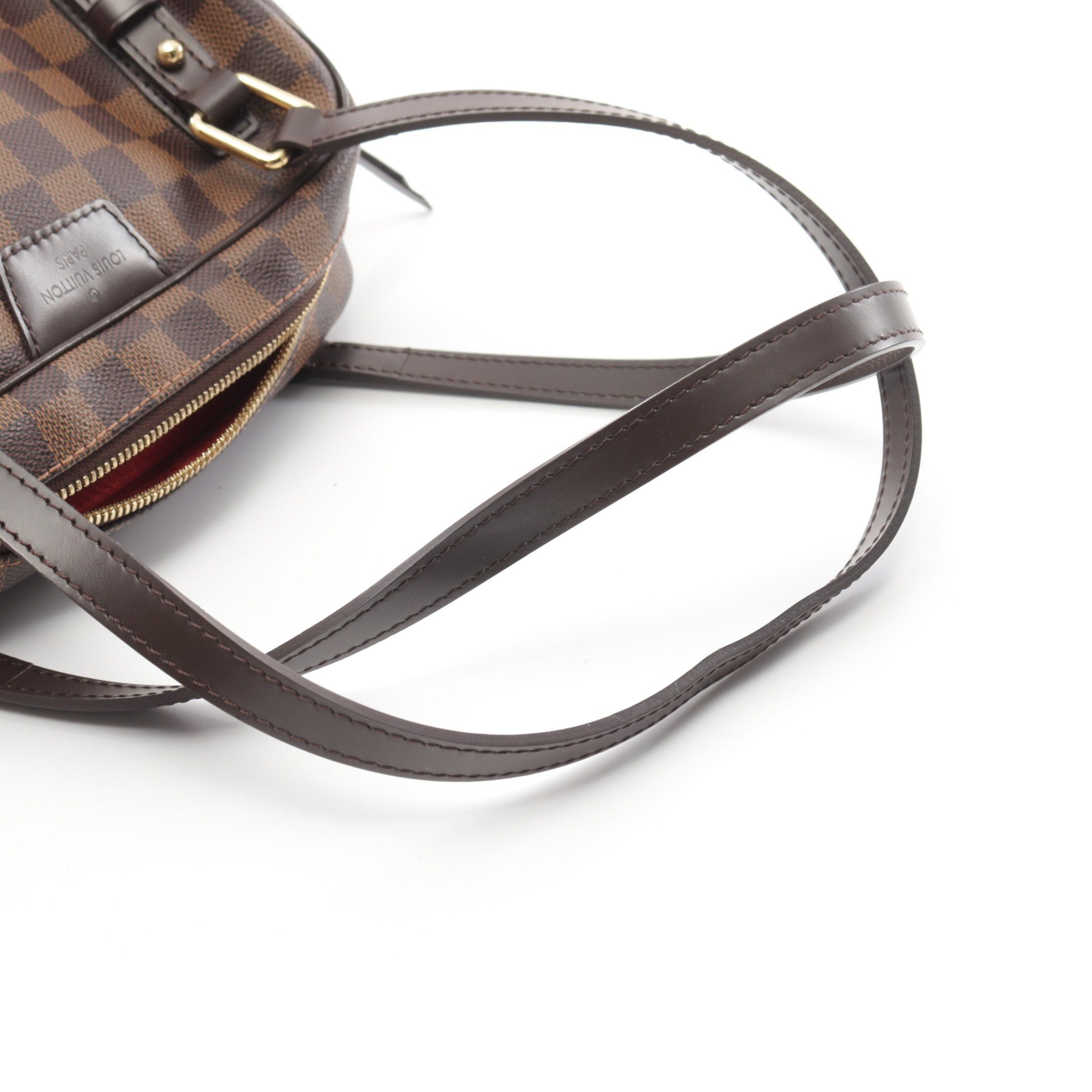 Louis Vuitton Louis Vuitton Rivington Pm Damier Ebene Shoulder Bag Leather Brown Size ONE SIZE - 7 Thumbnail