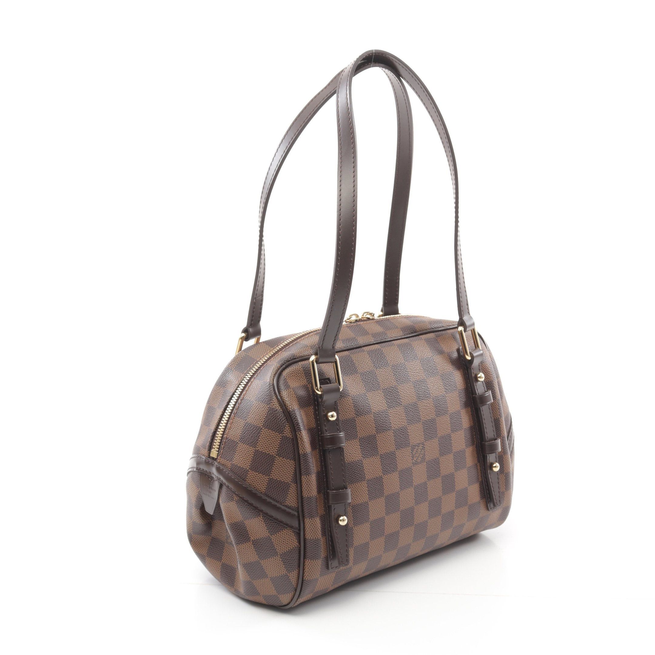Louis Vuitton Louis Vuitton Rivington Pm Damier Ebene Shoulder Bag Leather Brown Size ONE SIZE - 2 Thumbnail