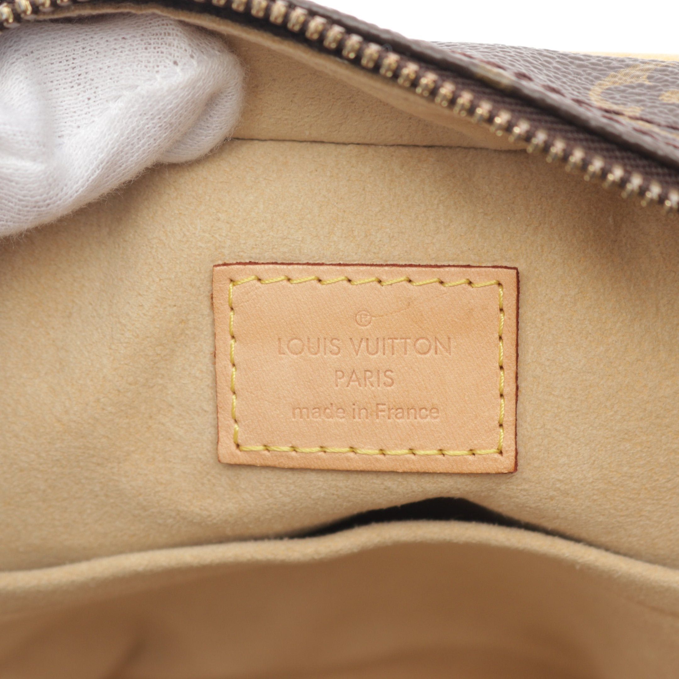 Louis Vuitton Louis Vuitton Manhattan Pm Monogram Handbag Leather Brown Size ONE SIZE - 4 Thumbnail