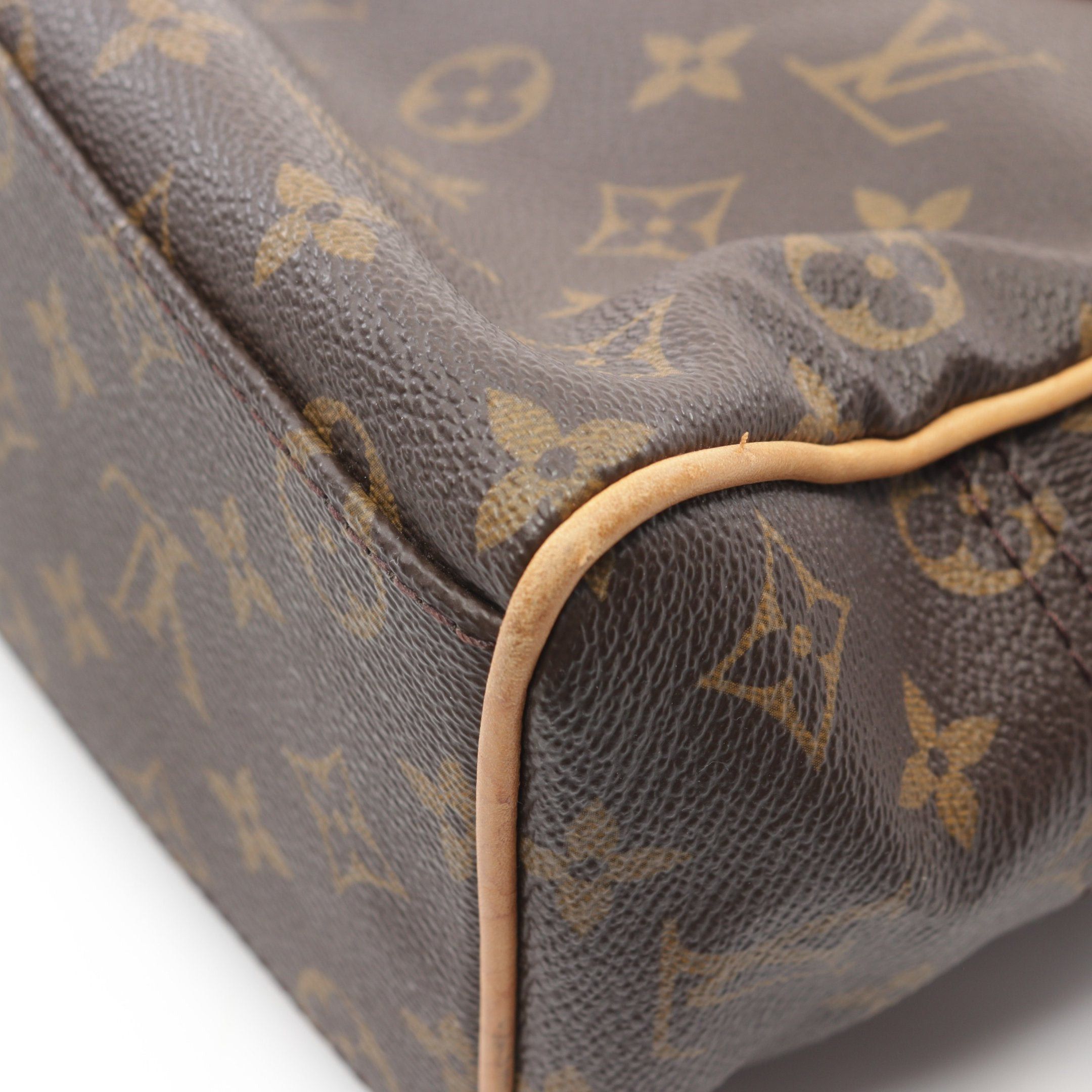 Louis Vuitton Louis Vuitton Manhattan Pm Monogram Handbag Leather Brown Size ONE SIZE - 9 Thumbnail