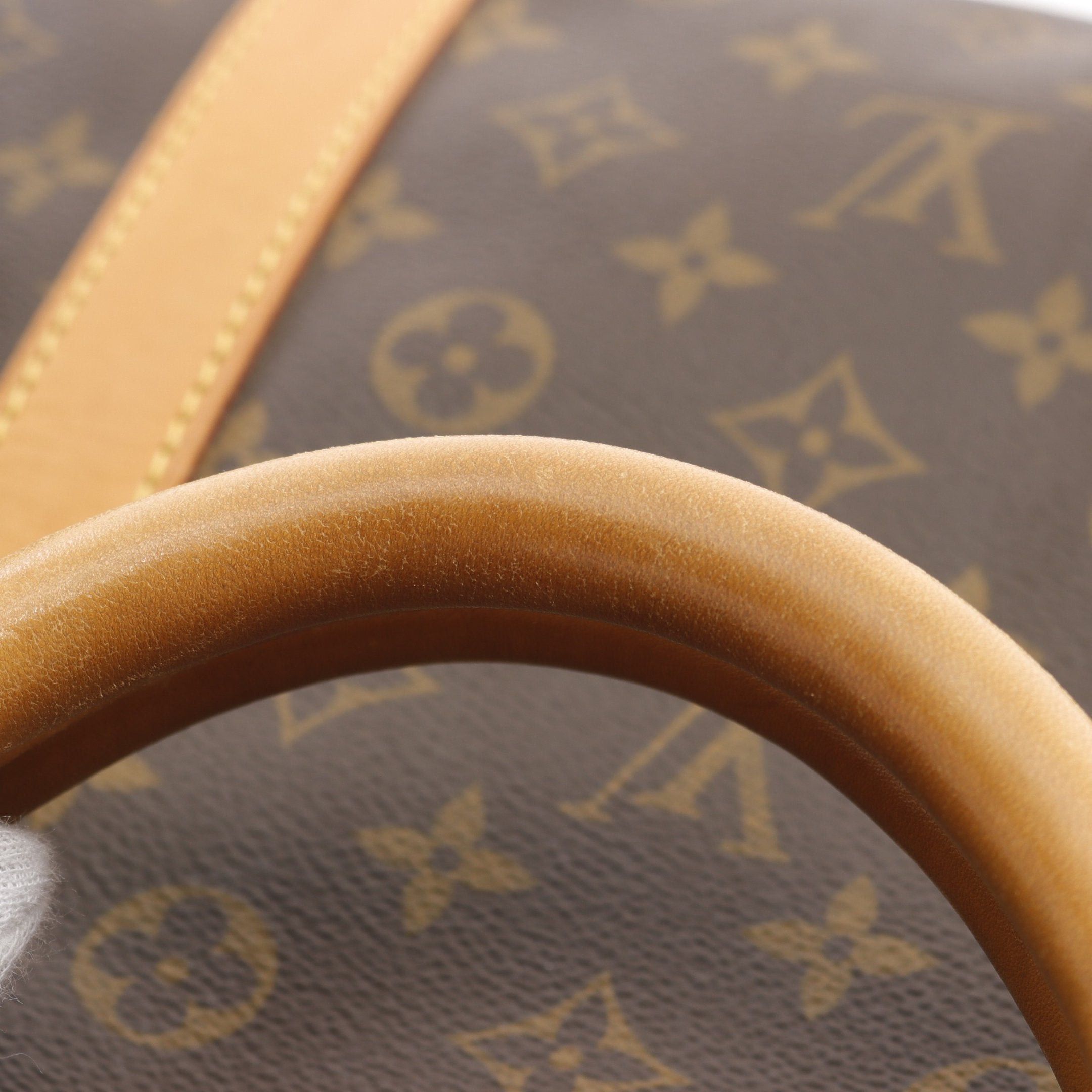 Louis Vuitton Louis Vuitton Keepall 60 Monogram Boston Bag Leather Brown Size ONE SIZE - 9 Thumbnail