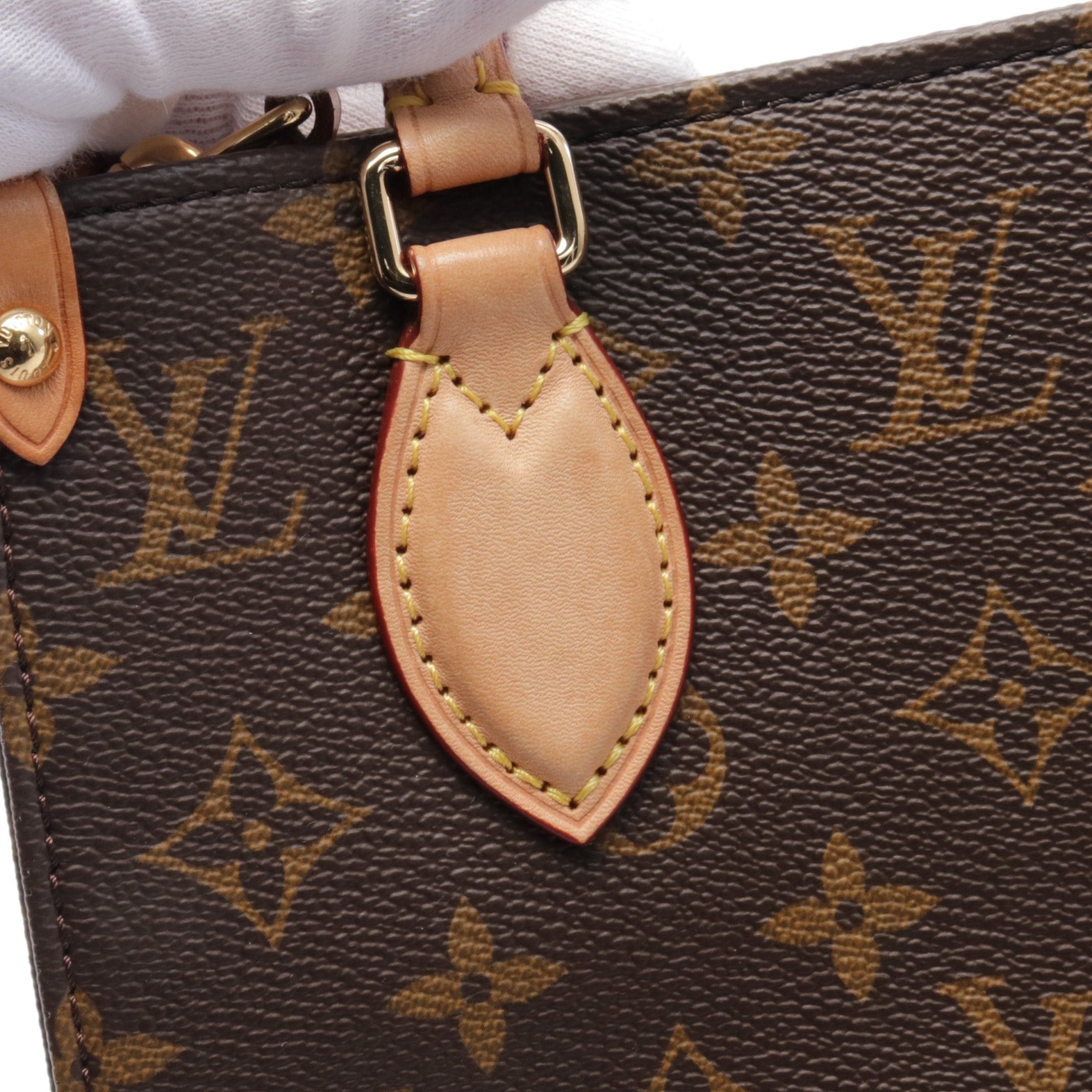 Louis Vuitton Louis Vuitton Sacpla Bb Monogram Handbag Leather Brown Size ONE SIZE - 6 Thumbnail